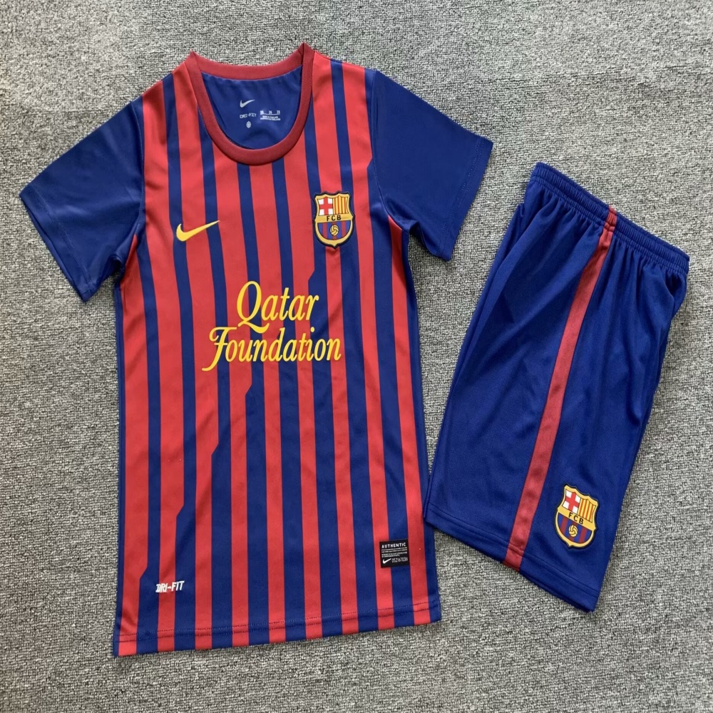 11/12 Barcelona Home Retro Kids Jersey - leoleo123123