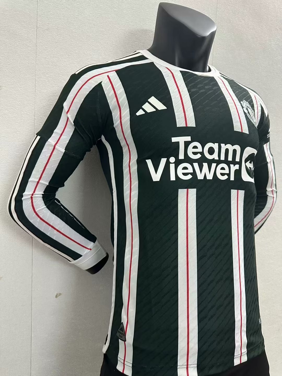 23/24 Man United Away Jersey Long Sleeve Player Version 1:1 Quality - leoleo123123