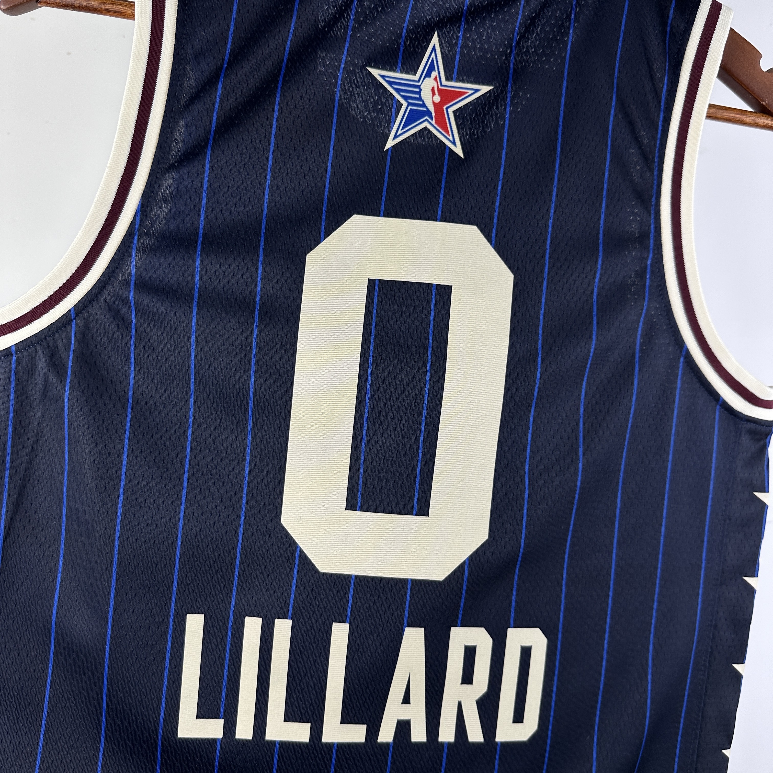NBA Men Season 2024 Boston Celtics All Stars Blue #0 LILLARD Jersey High Quality Name and Number Print - leoleo123123