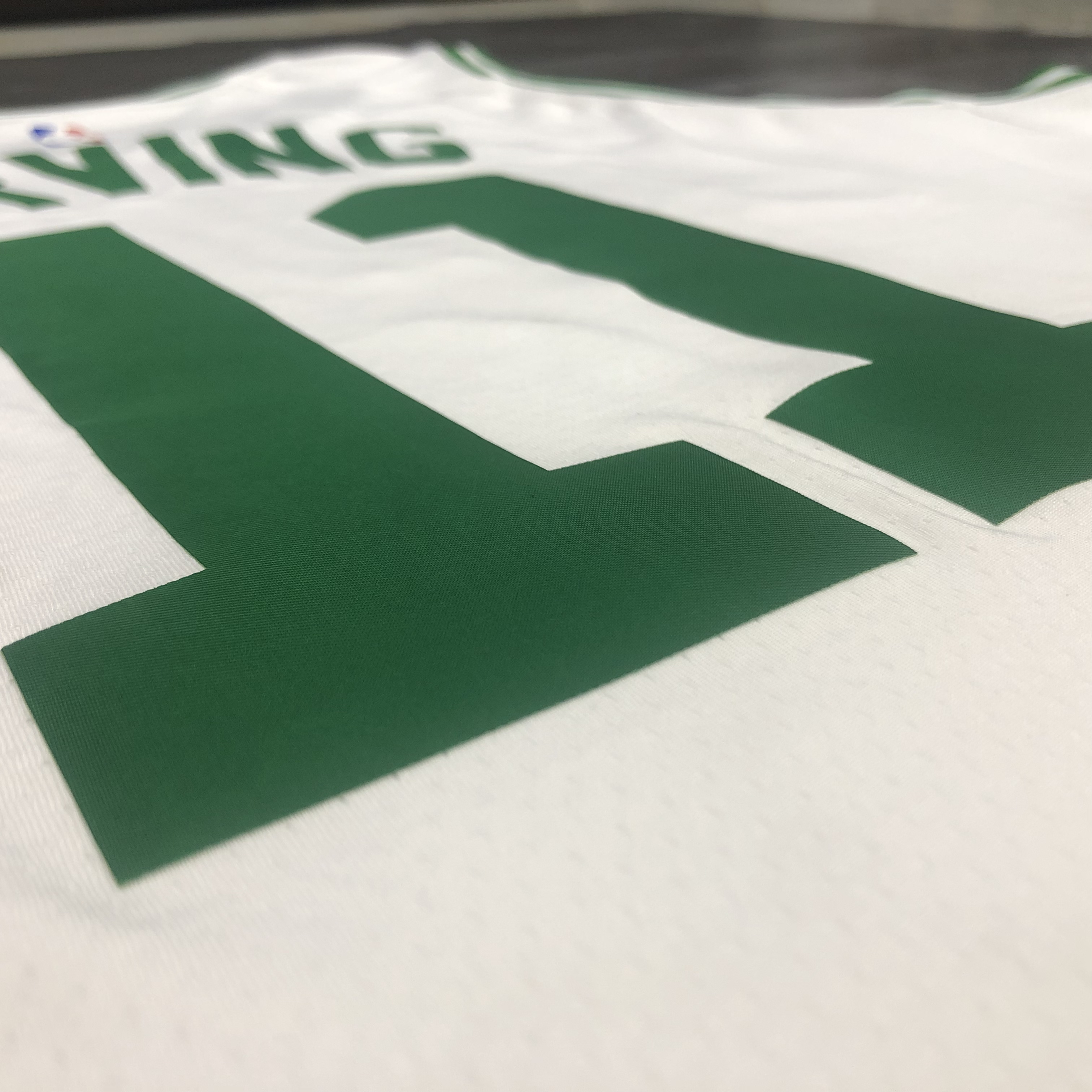 NBA Boston Celtics Retro White with Green Name #11 IRVING Jersey High Quality Name and Number Print - leoleo123123