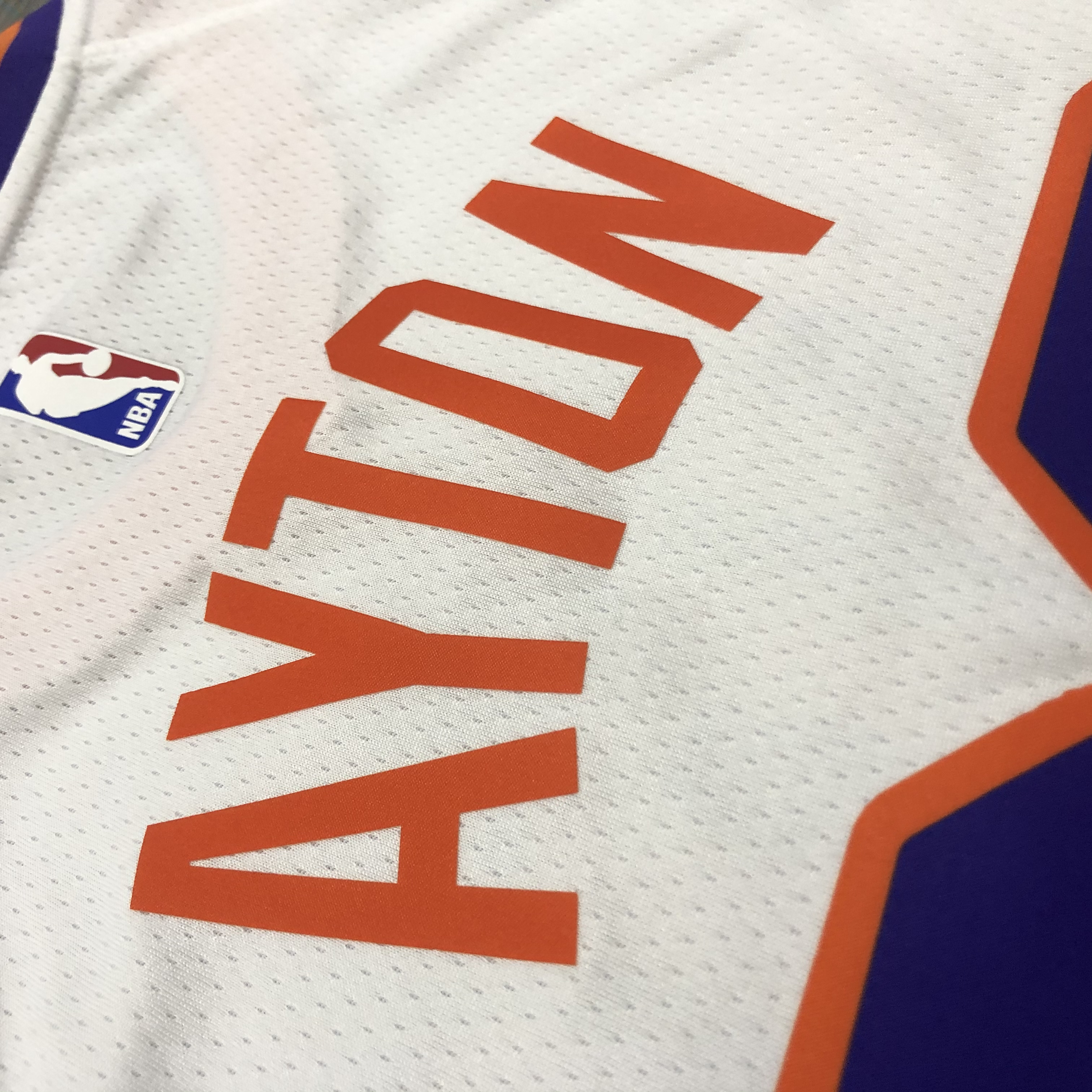 NBA Men Phoenix Suns White #22 AYTON Jersey High Quality Name and Number Print - leoleo123123