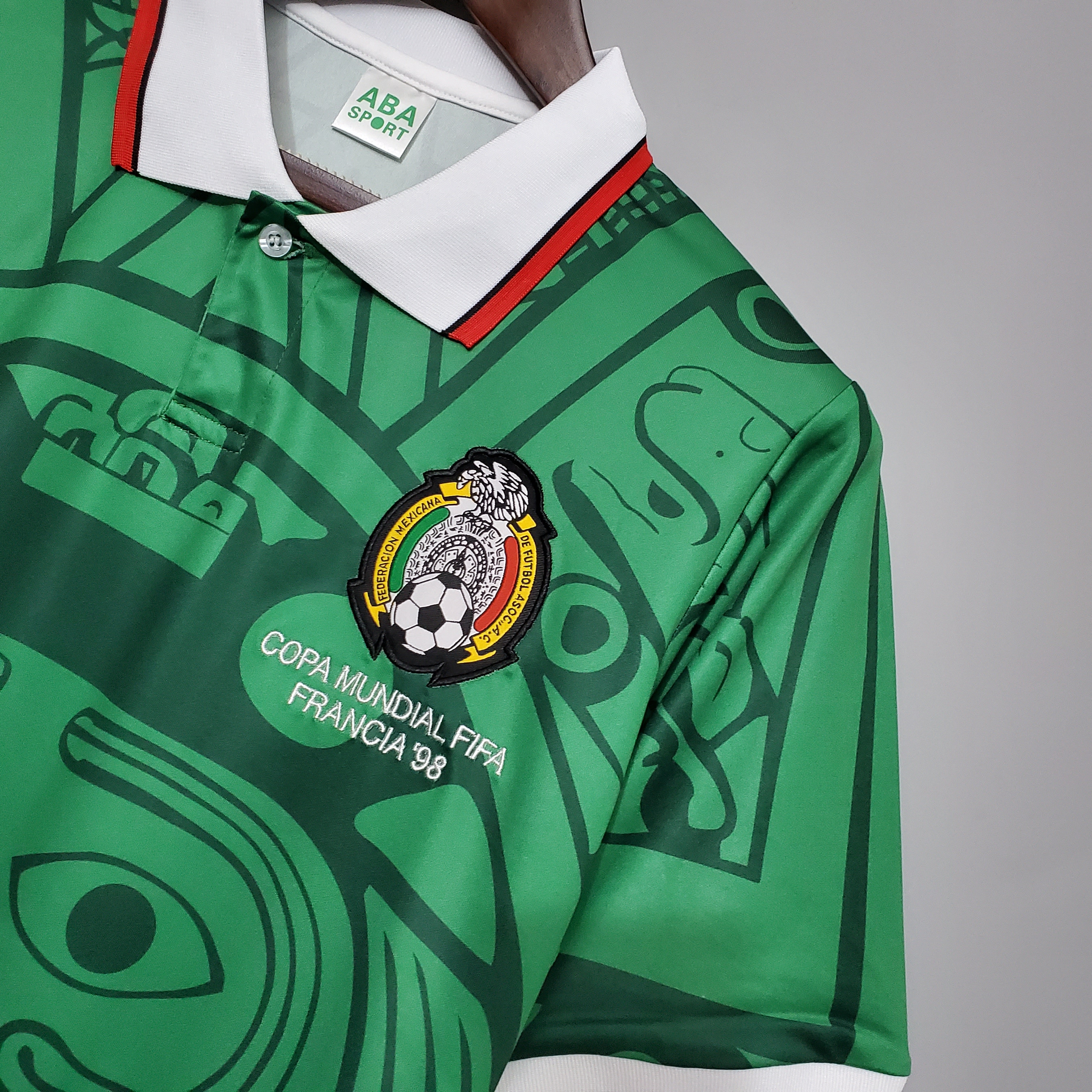 1998 Mexico Home Retro Jersey Fans Version - leoleo123123