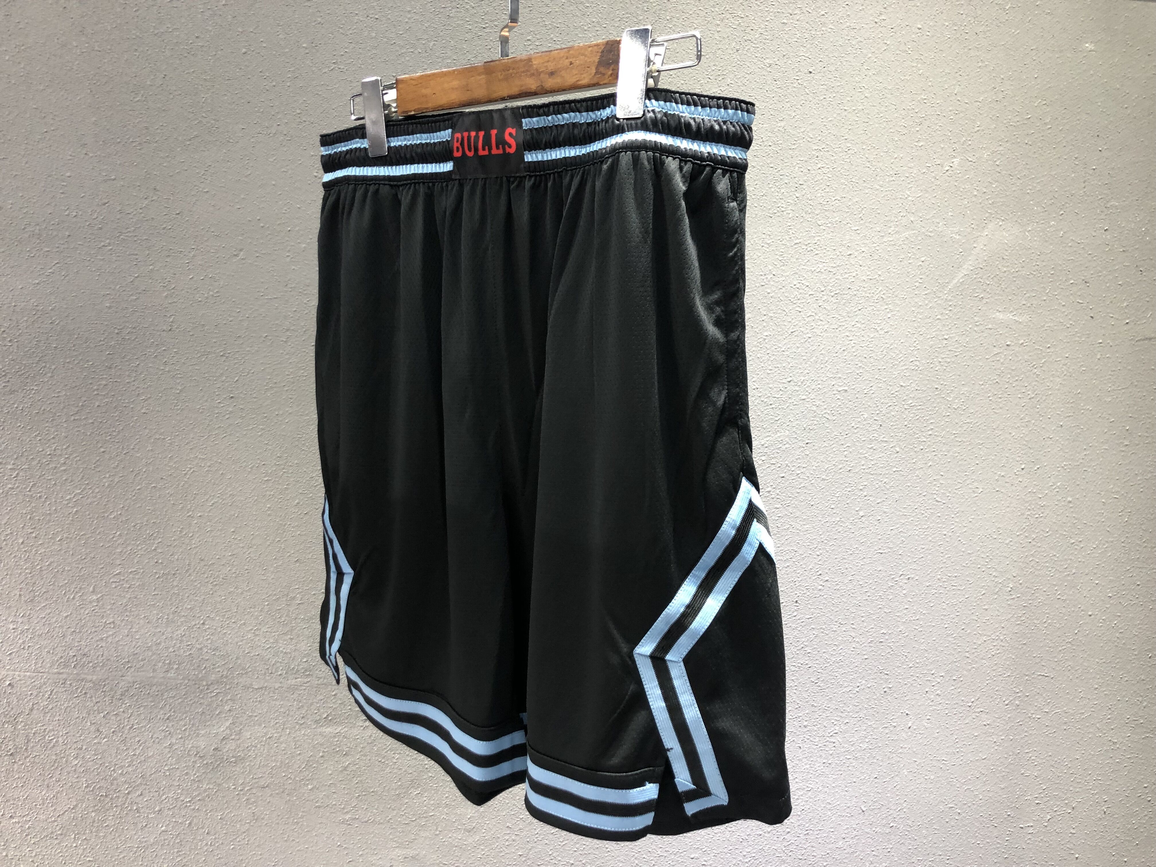 NBA Men Chicago Bulls Black City Pant High Quality Name and Number Print - leoleo123123