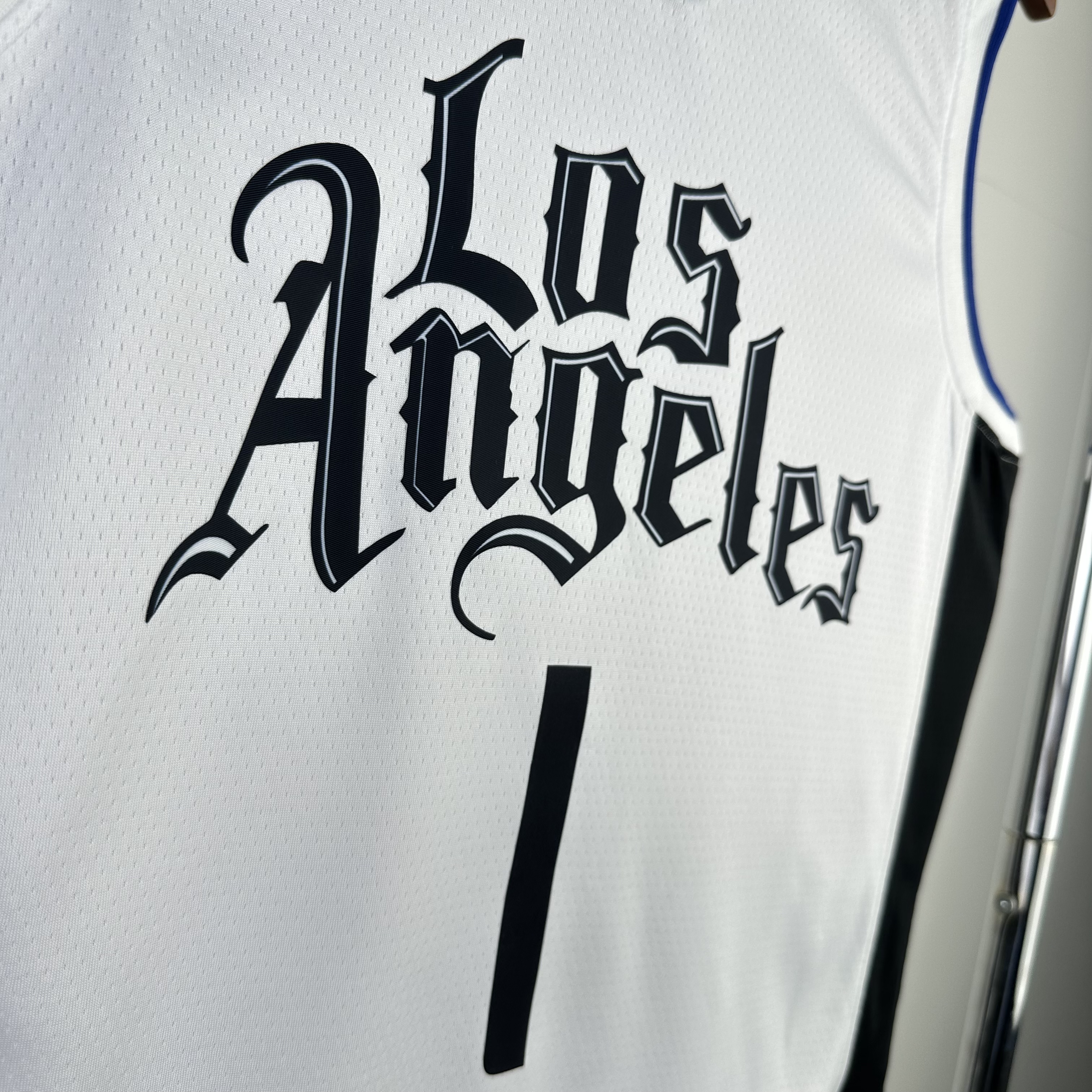 NBA Season 20-21 Men Los Angeles Clippers in Latin White City #1 HARDEN Jersey High Quality Name and Number Print - leoleo123123