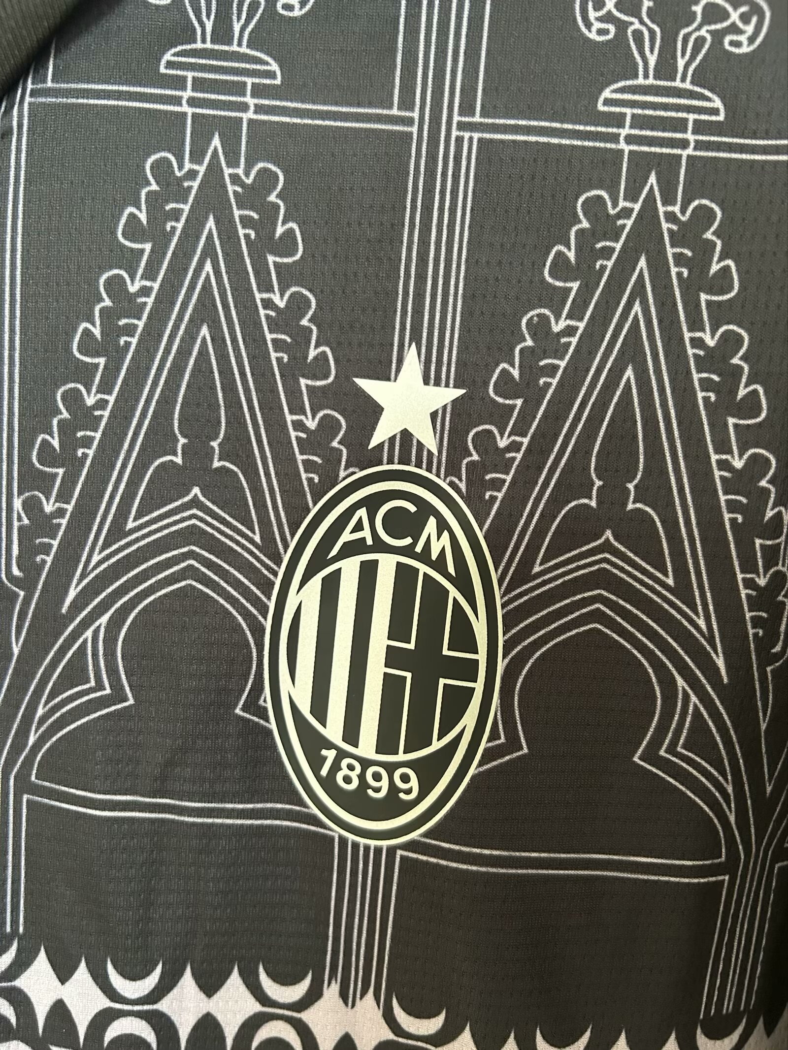 23/24 AC Milan Black Jersey Fans Version 1:1 Quality - leoleo123123