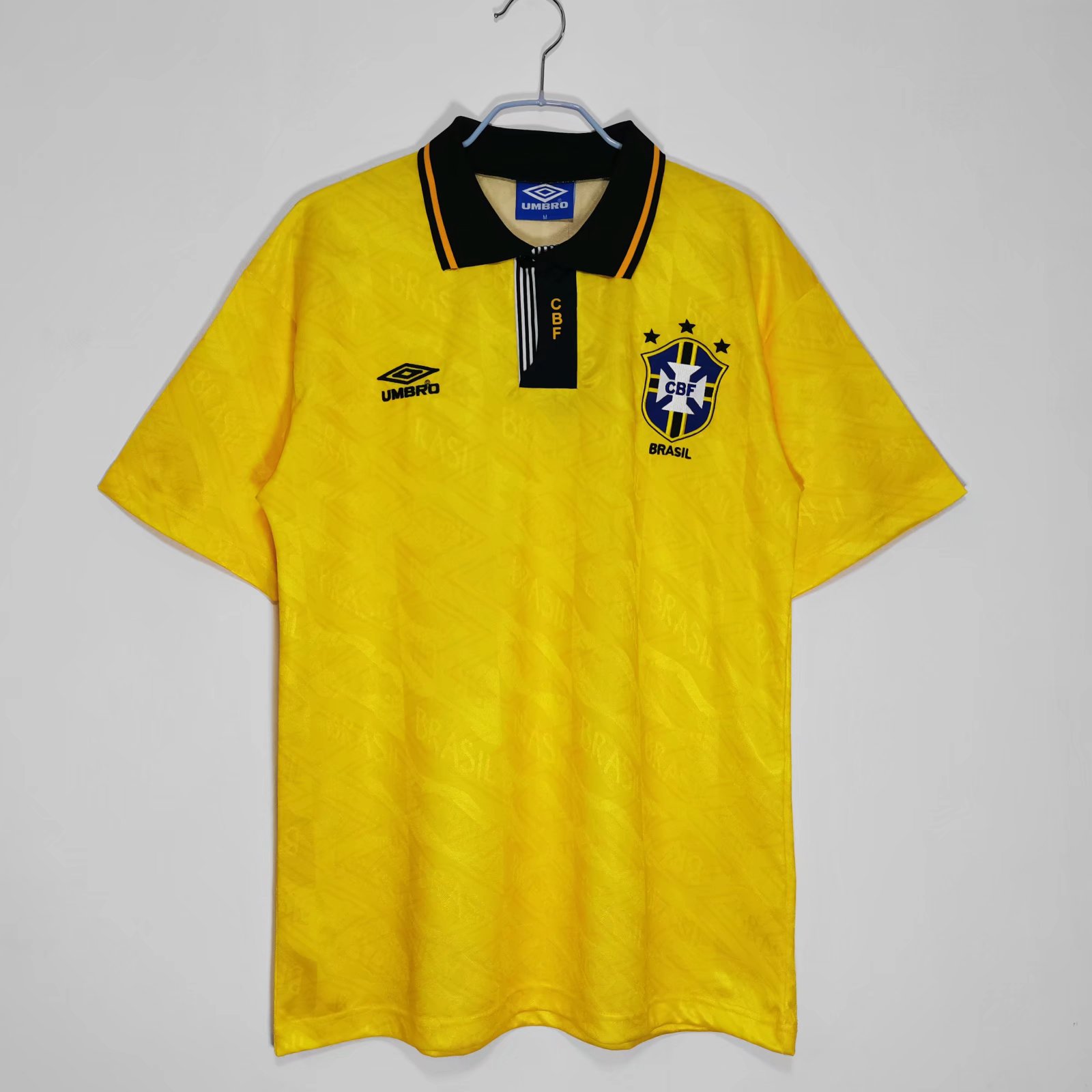 91/93 Brazil Home Retro Jersey - leoleo123123