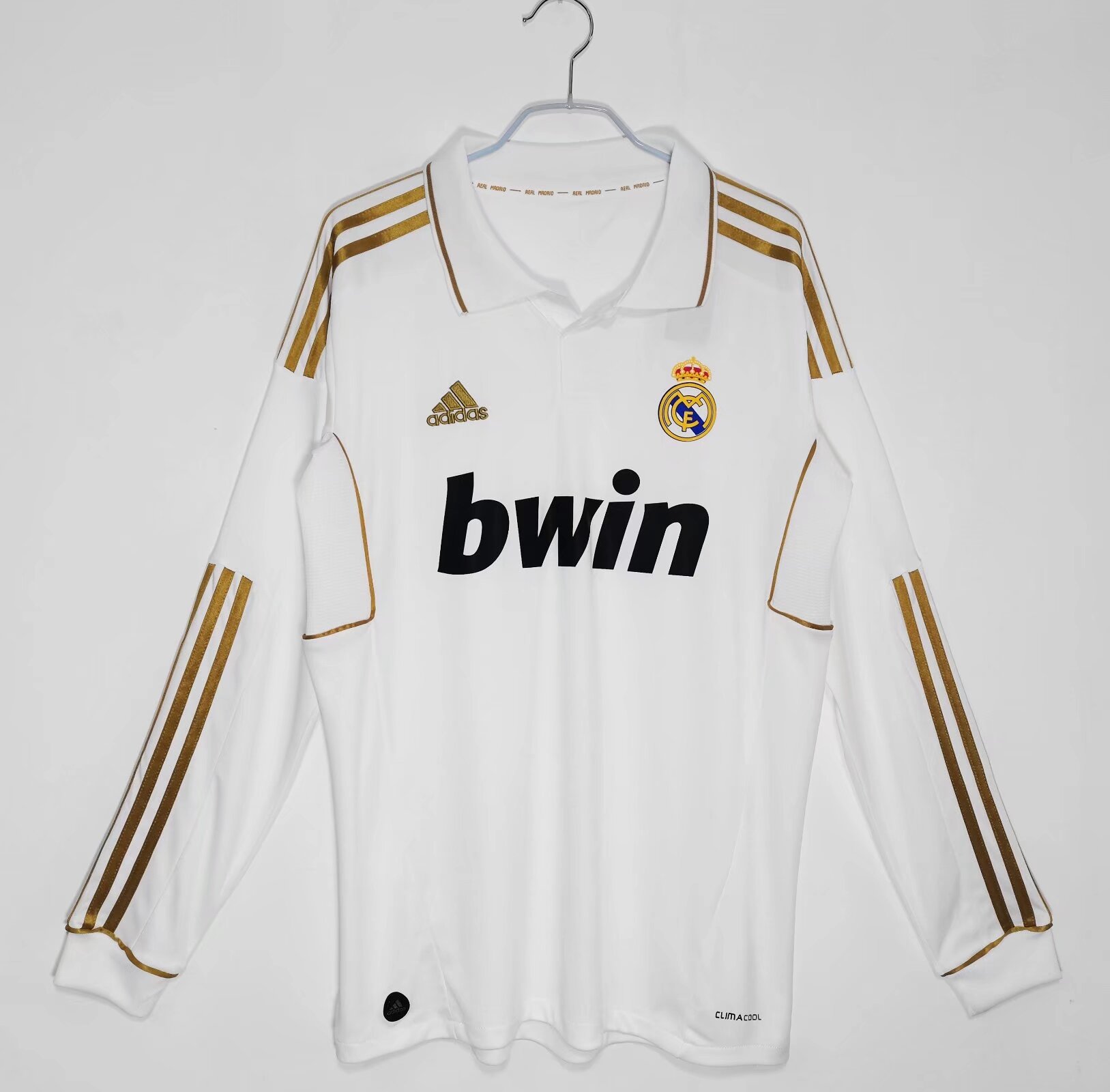 11/12 Real Madrid Home Retro Jersey Long Sleeve - leoleo123123