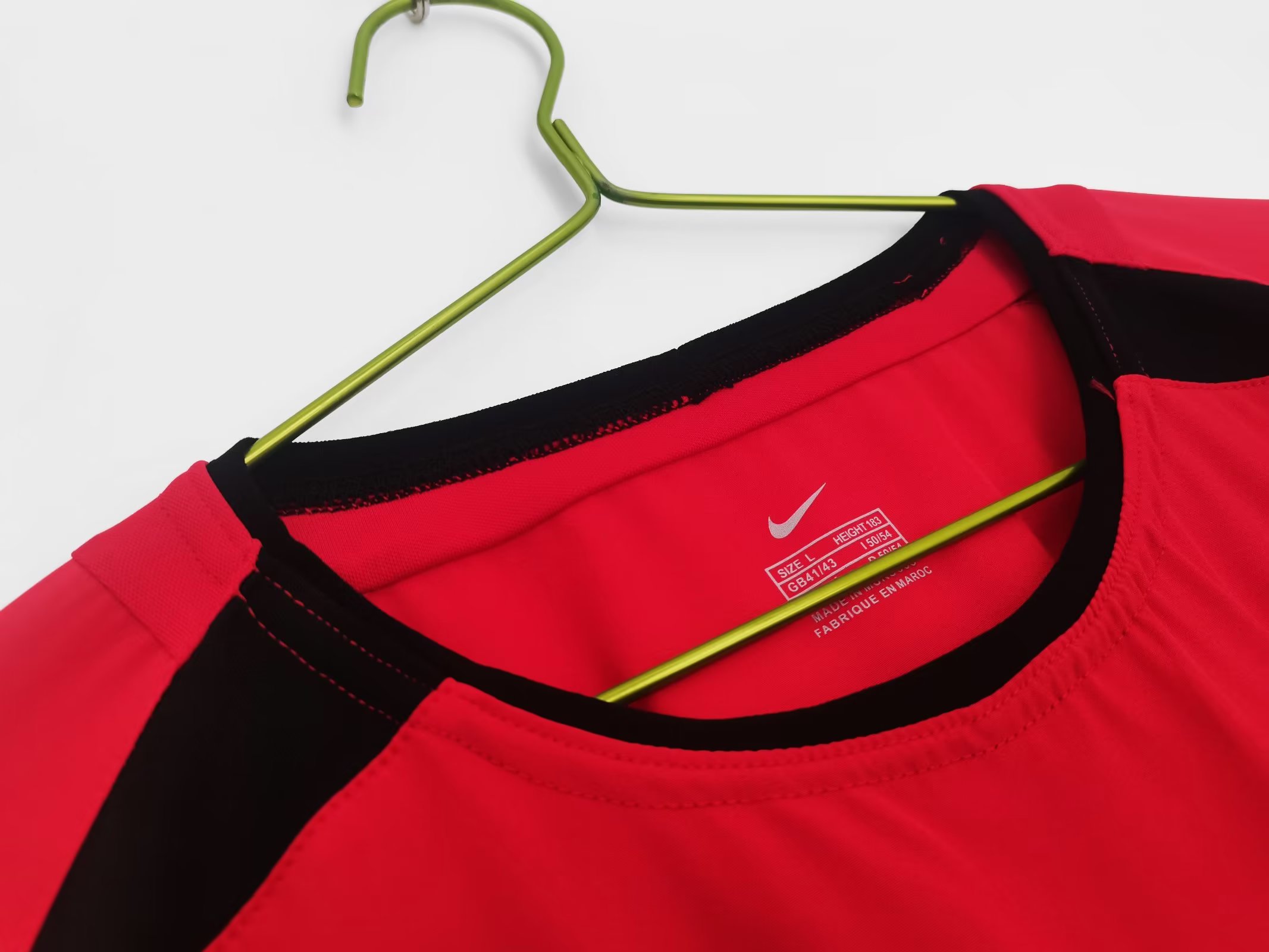 02/04 Man United Home Long Sleeve Retro Jersey - leoleo123123