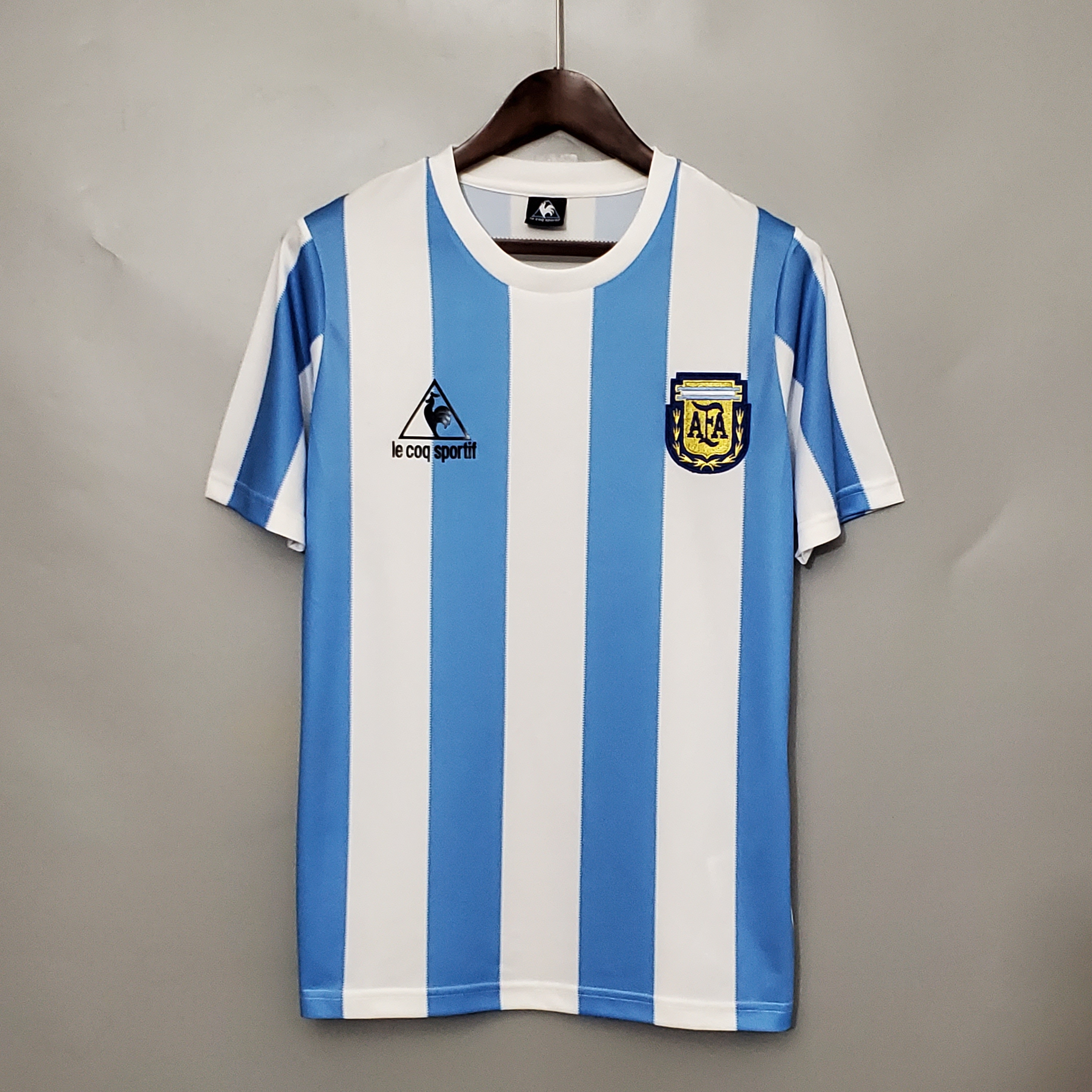 1986 Argentina Home Retro Jersey Fan Version - leoleo123123