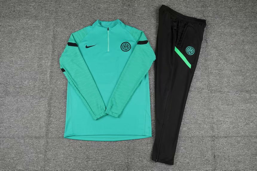 21-22 Inter Milan Green Sweater Tracksuit Thai Quality - leoleo123123