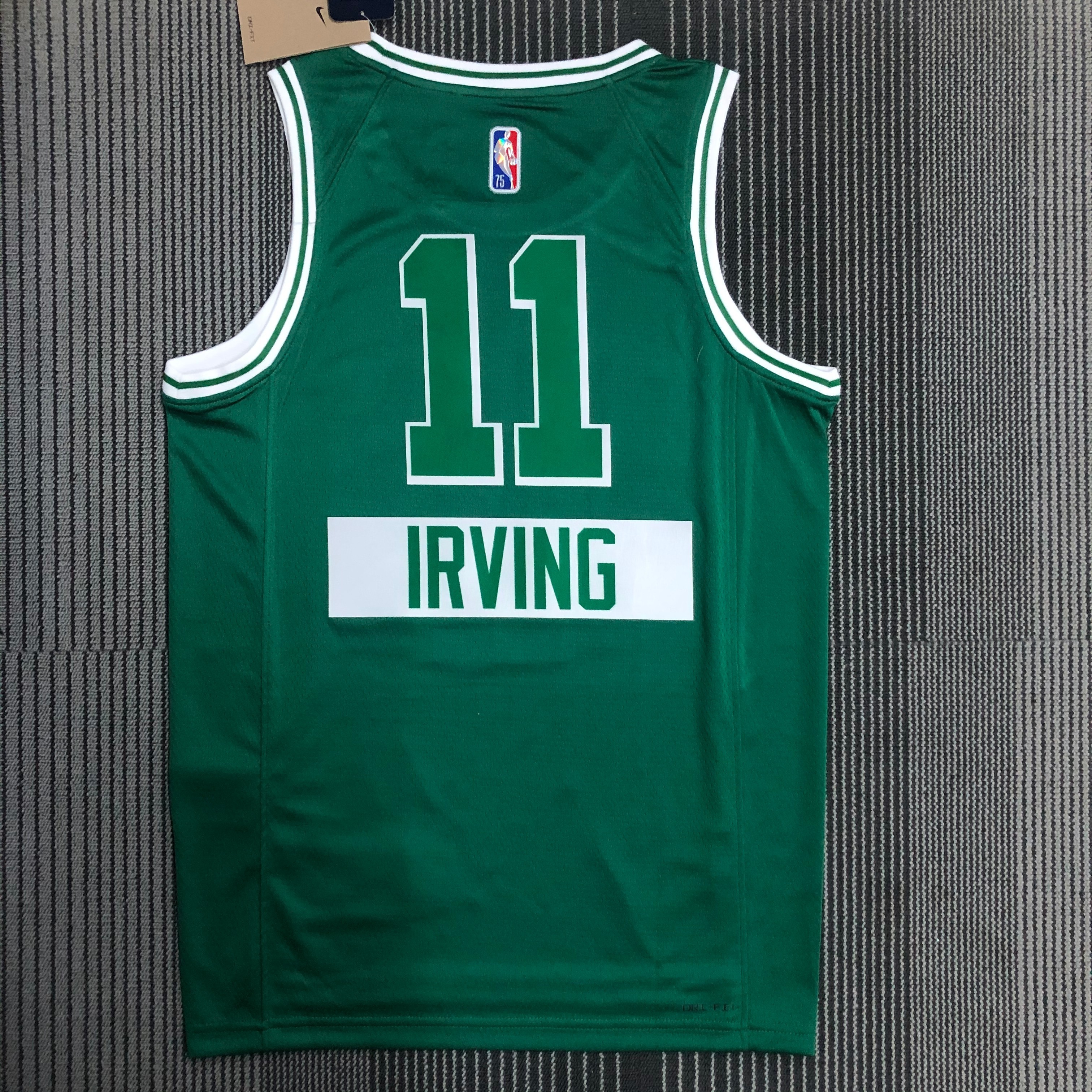 NBA Season 2022 Boston Celtics Green #11 IRVING Jersey High Quality Name and Number Print - leoleo123123