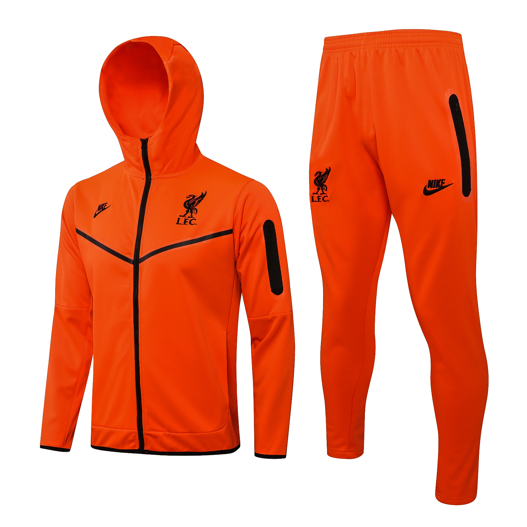 21/22 Liverpool Orange Jacket Tracksuit with Cap Thai Quality - leoleo123123