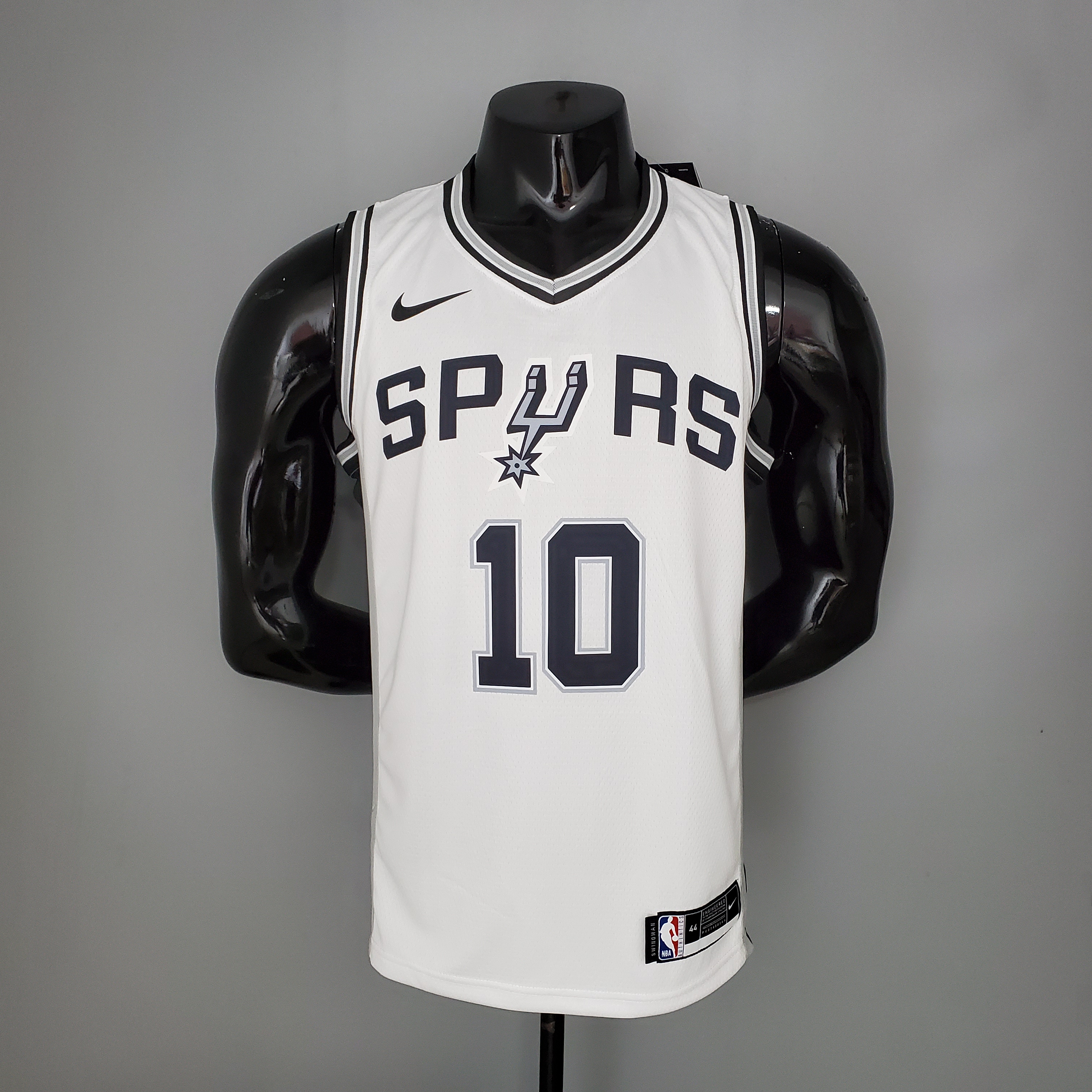 NBA Men San Antonio Spurs White #10 DEROZAN Jersey High Quality Name and Number Print - leoleo123123