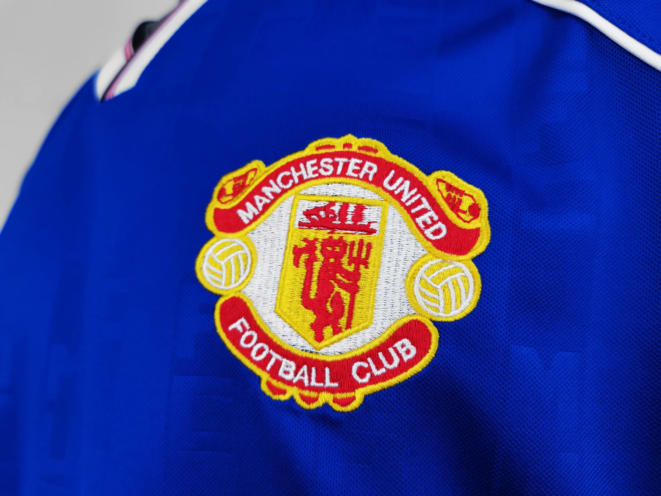 1988 Man United Blue Retro Jersye - leoleo123123
