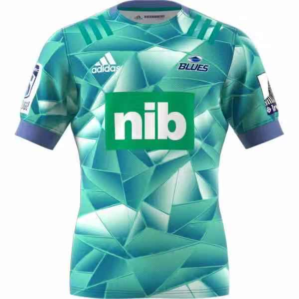 Rugby 2020-2021 Blues Green Rugby Training Jersey High Quality - leoleo123123