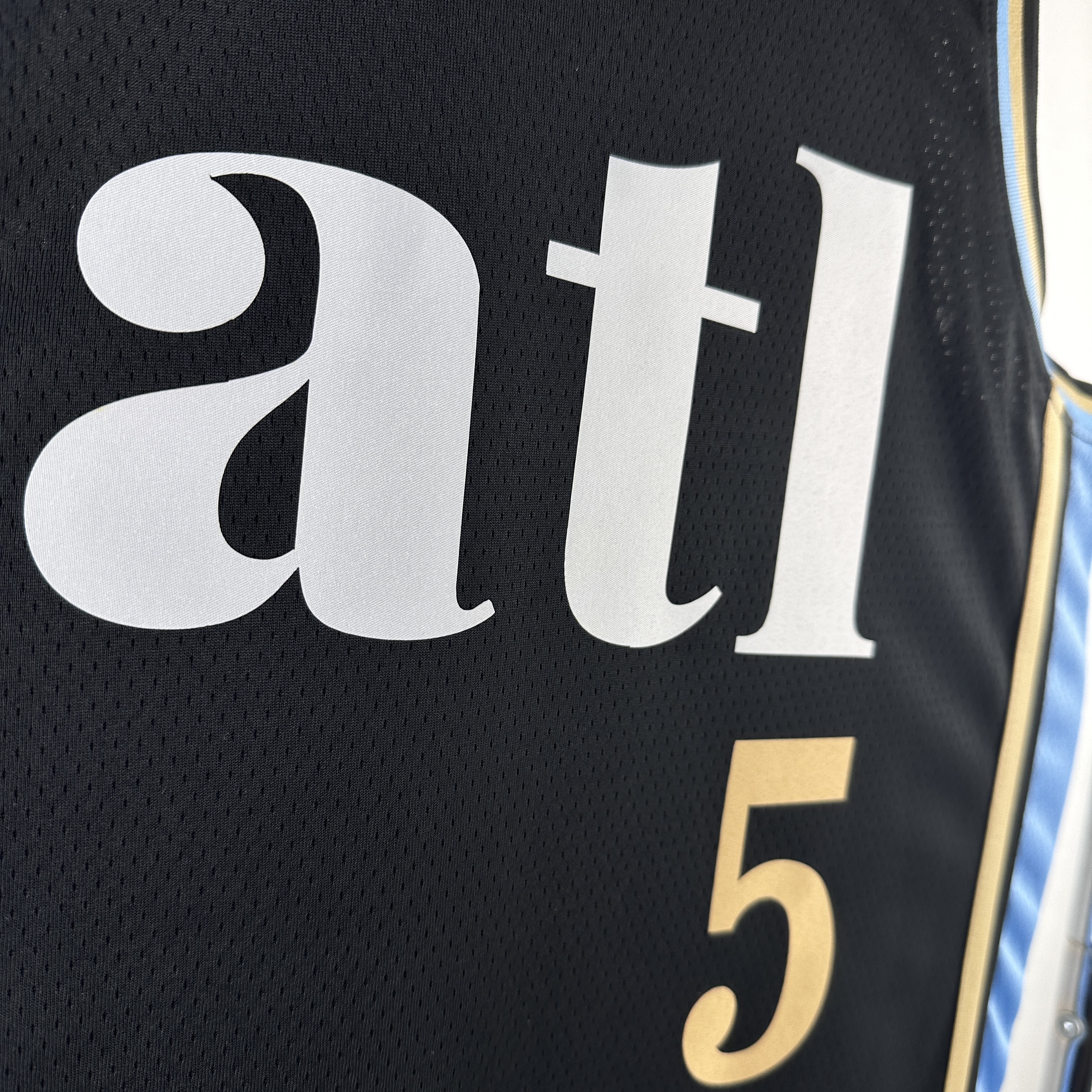 NBA Men 2024 Atlanta Hawks Black City Edition #5 MURRAY Jersey High Quality Name and Number Print - leoleo123123