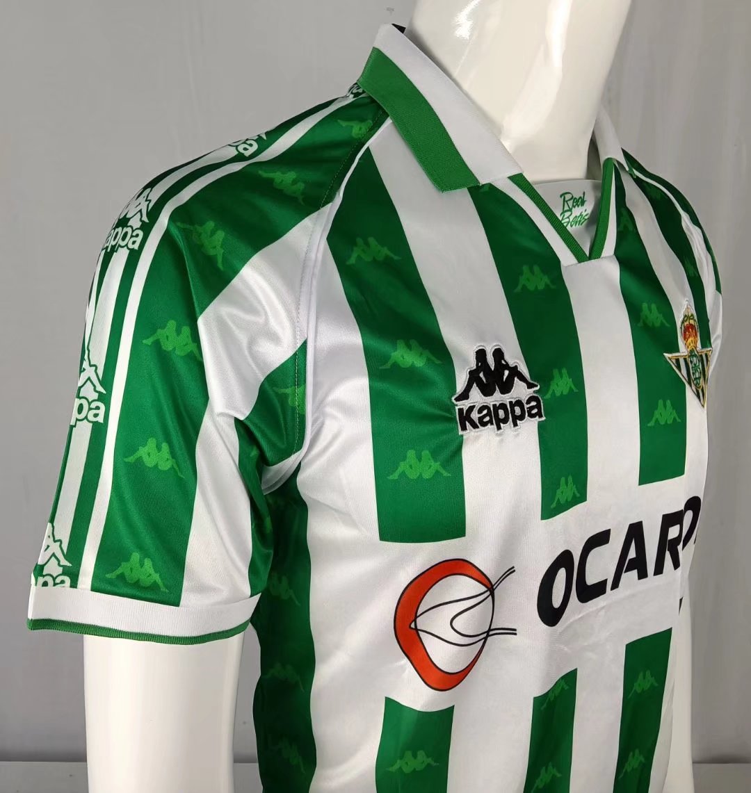 95/96 Real Betis Home Retro Jersey Thai Quality - leoleo123123