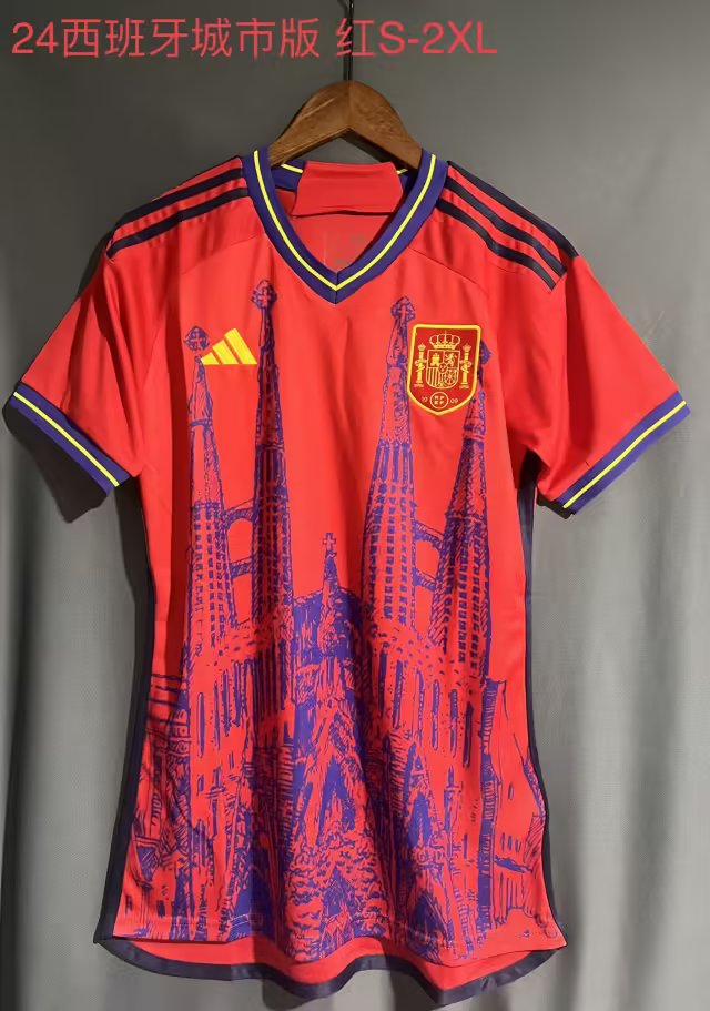 23/24 Spain Special Soccer Jersey Fans Version 709 - leoleo123123