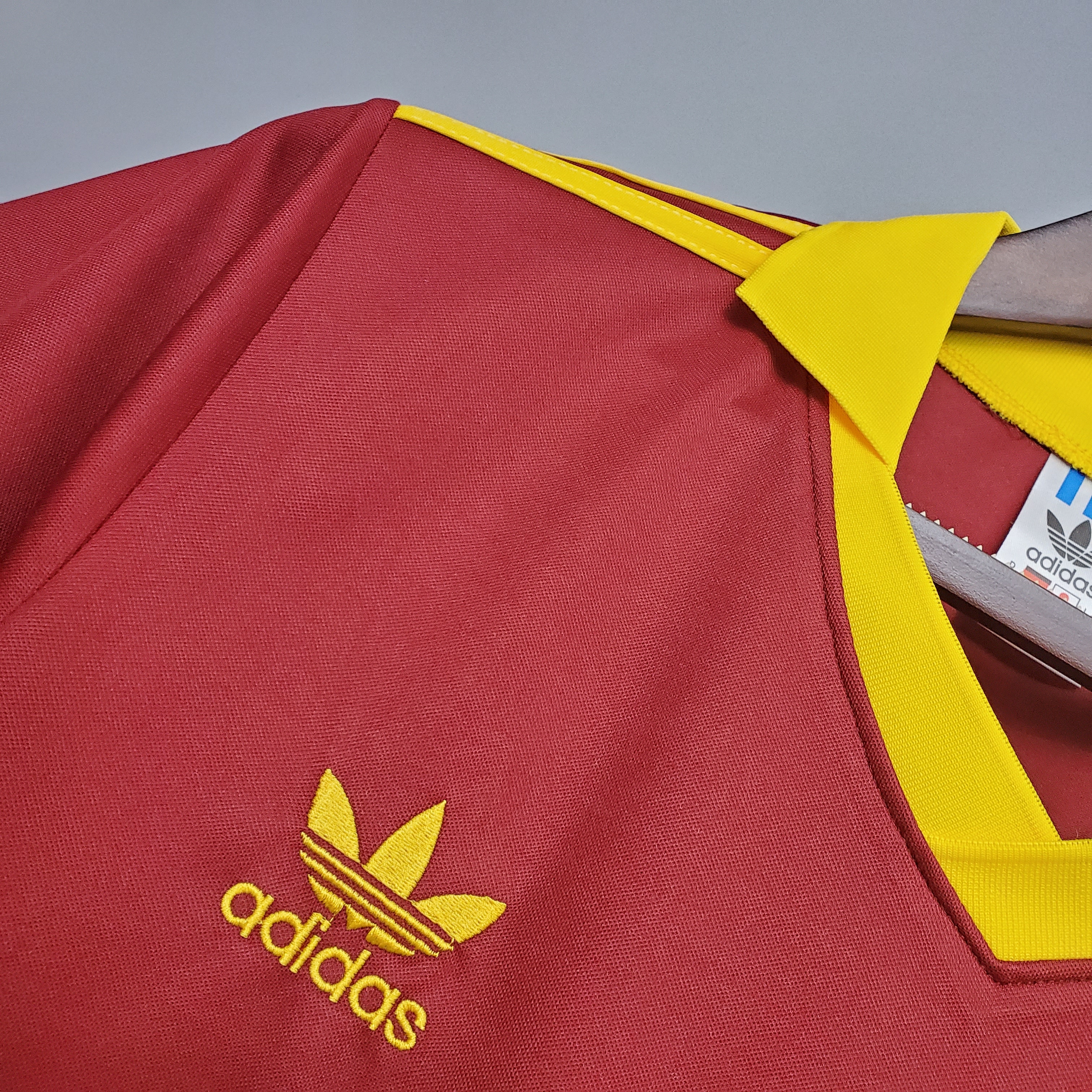 91/92 Roma Home Retro Jersey - leoleo123123