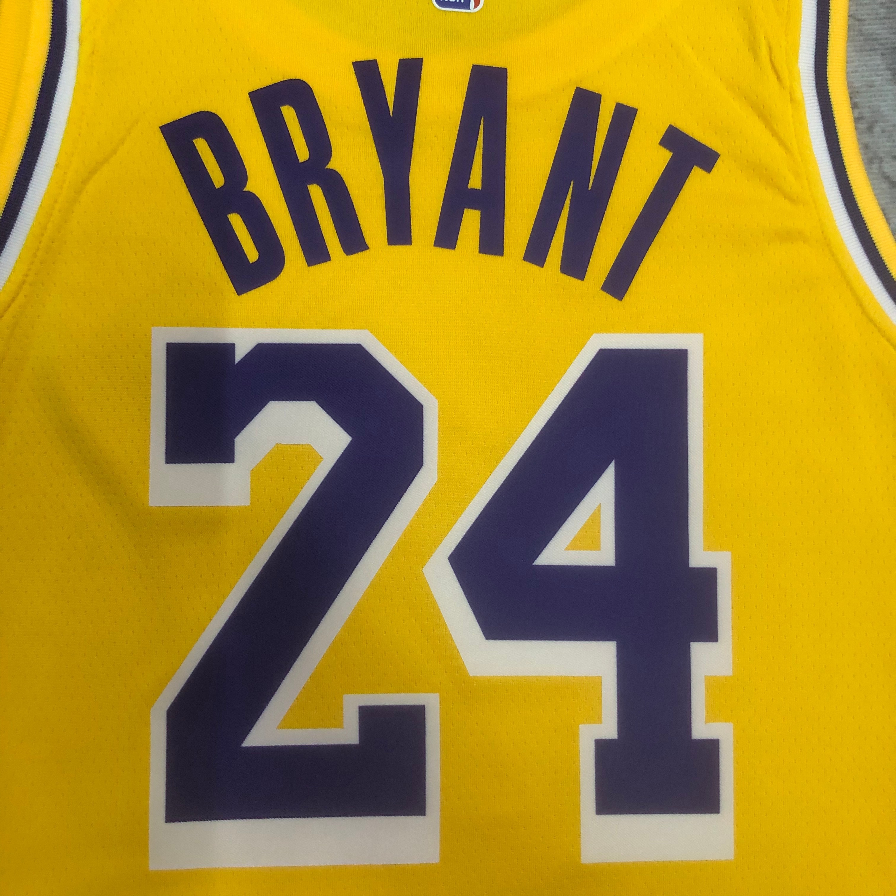 NBA Men Season 2023 Los Angeles Lakers Yellow #24 BRYANT Jersey High Quality Name and Number Print - leoleo123123
