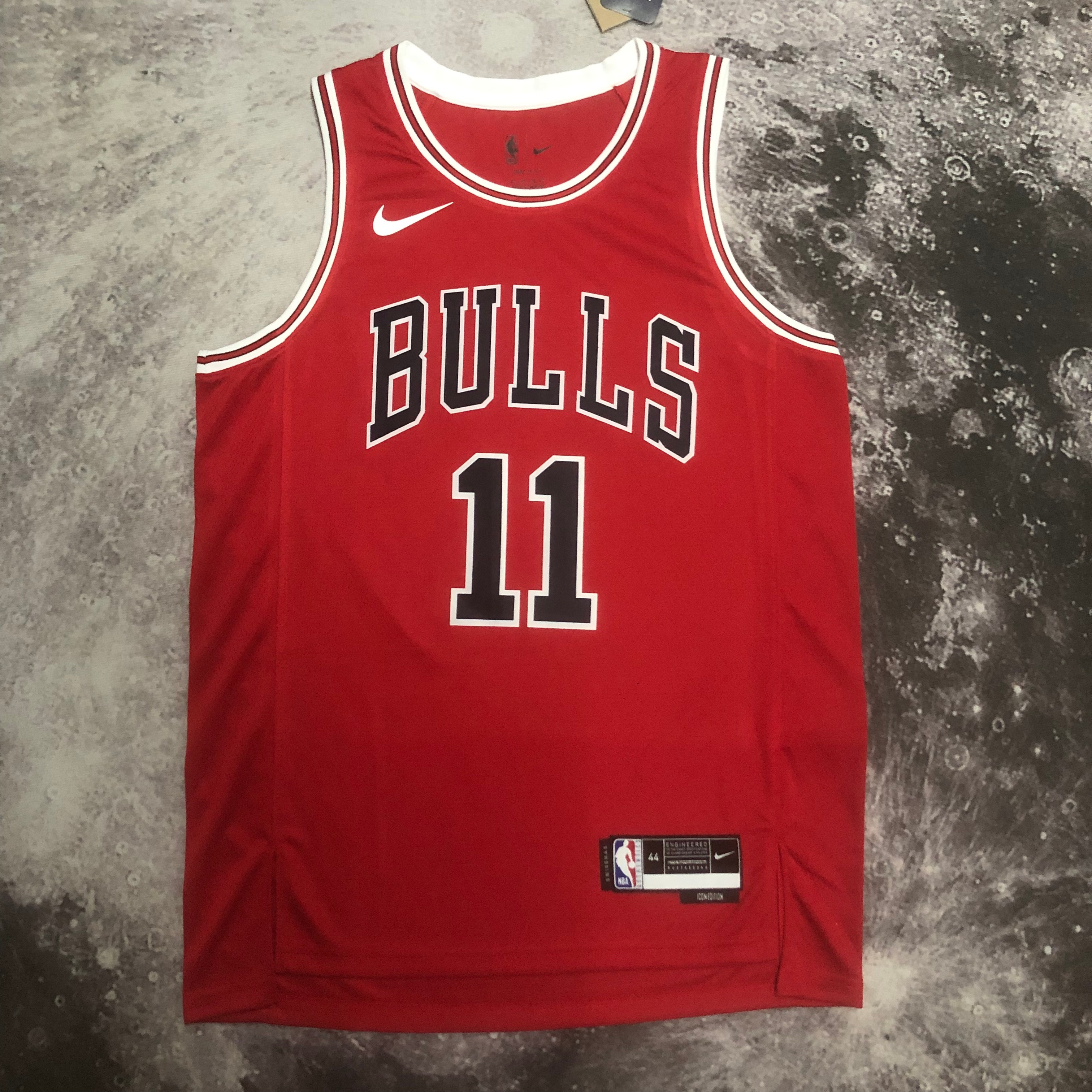 NBA Men 2023 Chicago Bulls Red #11 DEROZAN Jersey High Quality Name and Number Print - leoleo123123