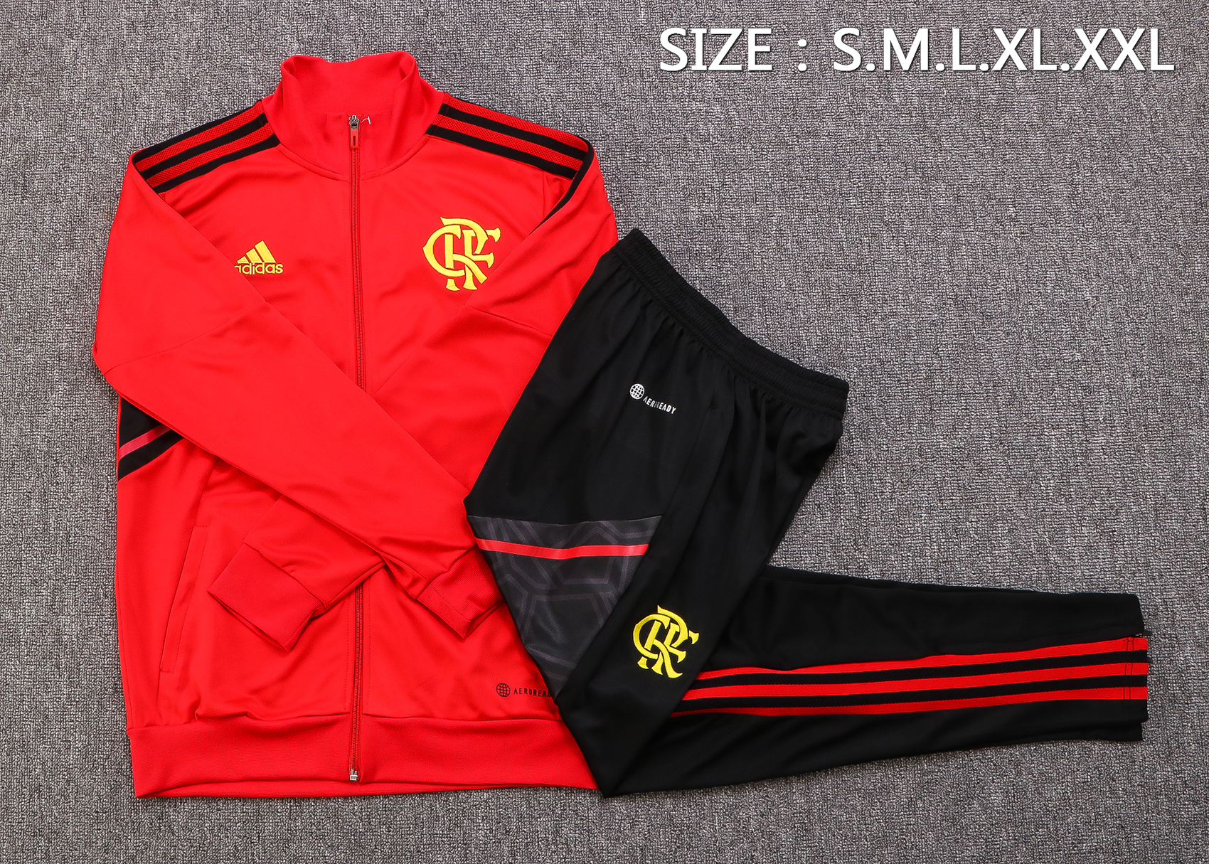 22-23 Flamengo Red Jacket Tracksuit Thai Quality - leoleo123123