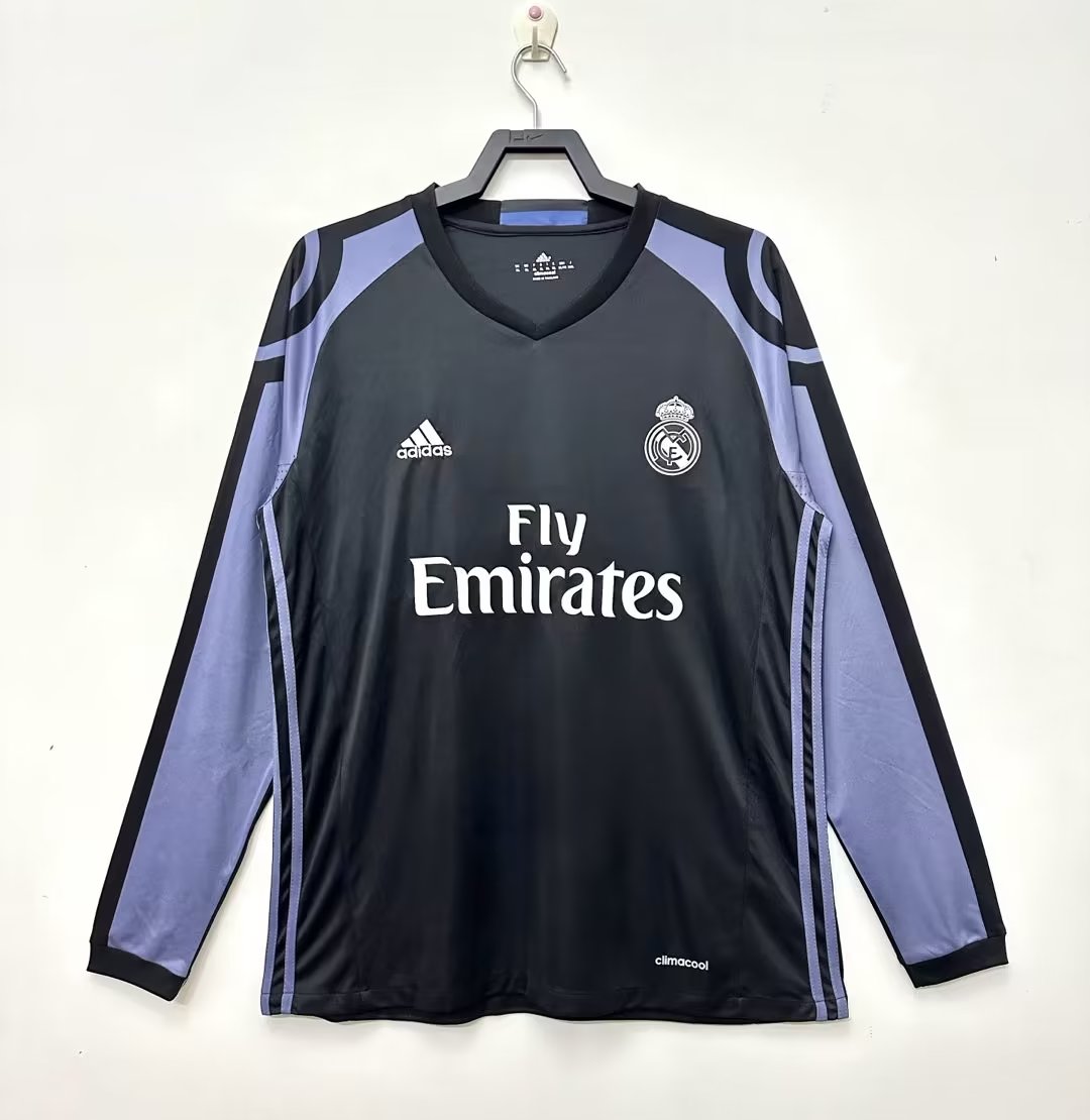 16/17 Real Madrid Third Retro Jersey Long Sleeve - leoleo123123