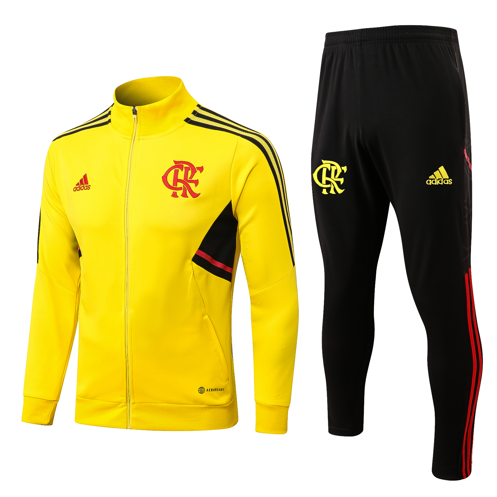 22-23 Flamengo Yellow Jacket Tracksuit Thai Quality - leoleo123123
