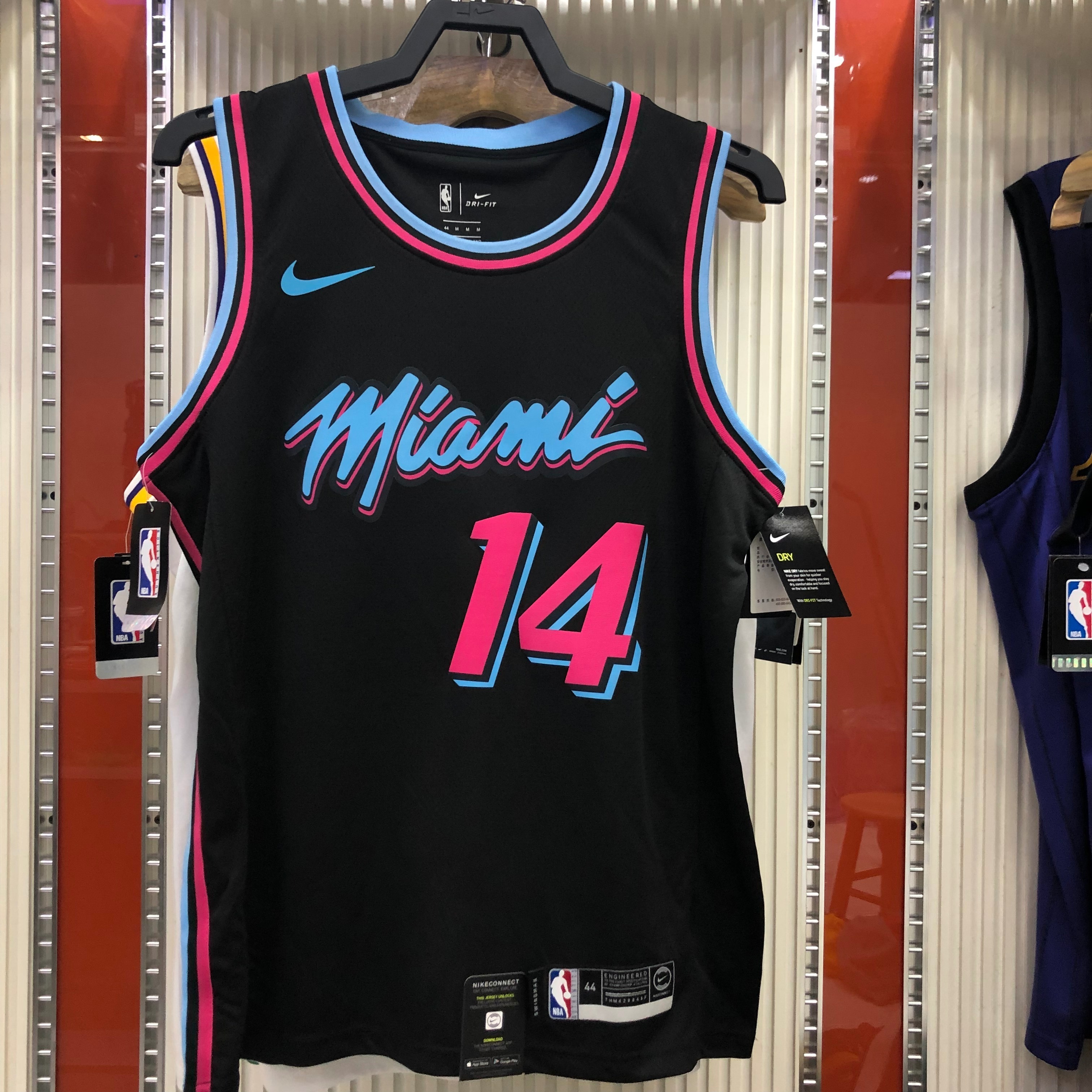 NBA Men Miami Heat Black City #14 HERRO Jersey High Quality Name and Number Print - leoleo123123