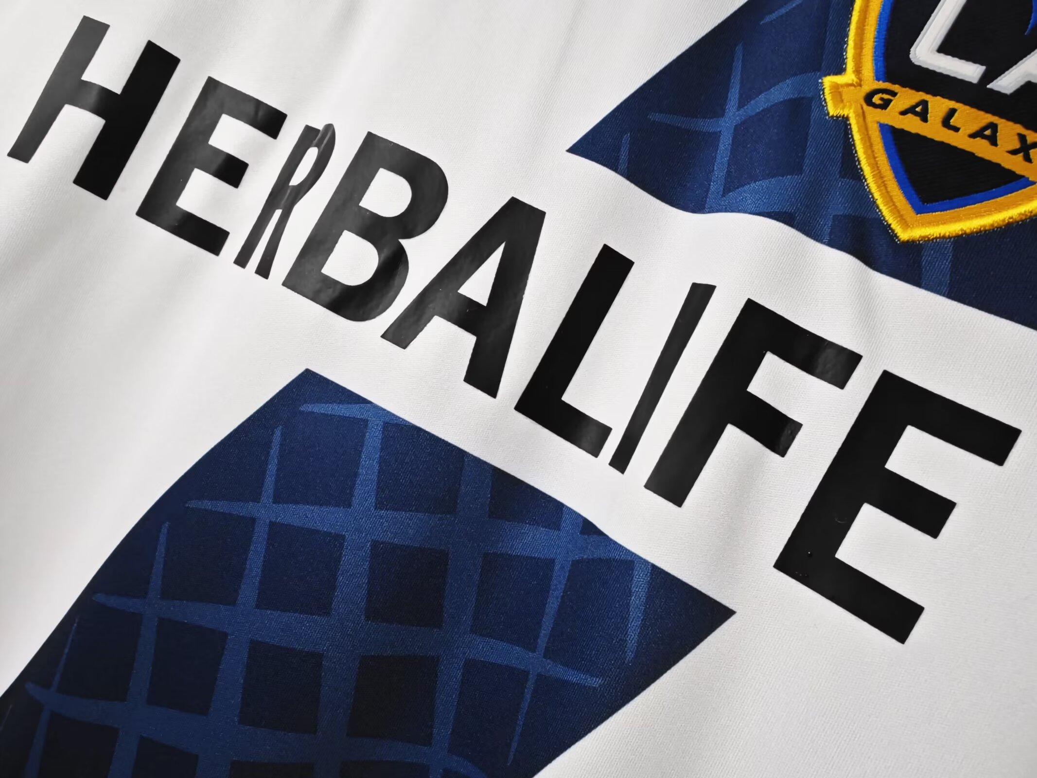 2012 LA Galaxy Home Retro Jersey Fans Version - leoleo123123