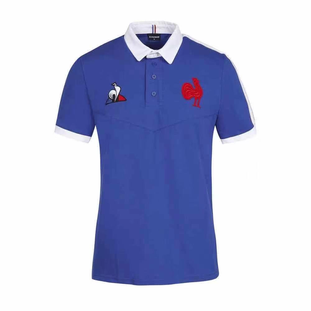 Rugby Season 2021 France Blue Rugby Polo High Quality - leoleo123123