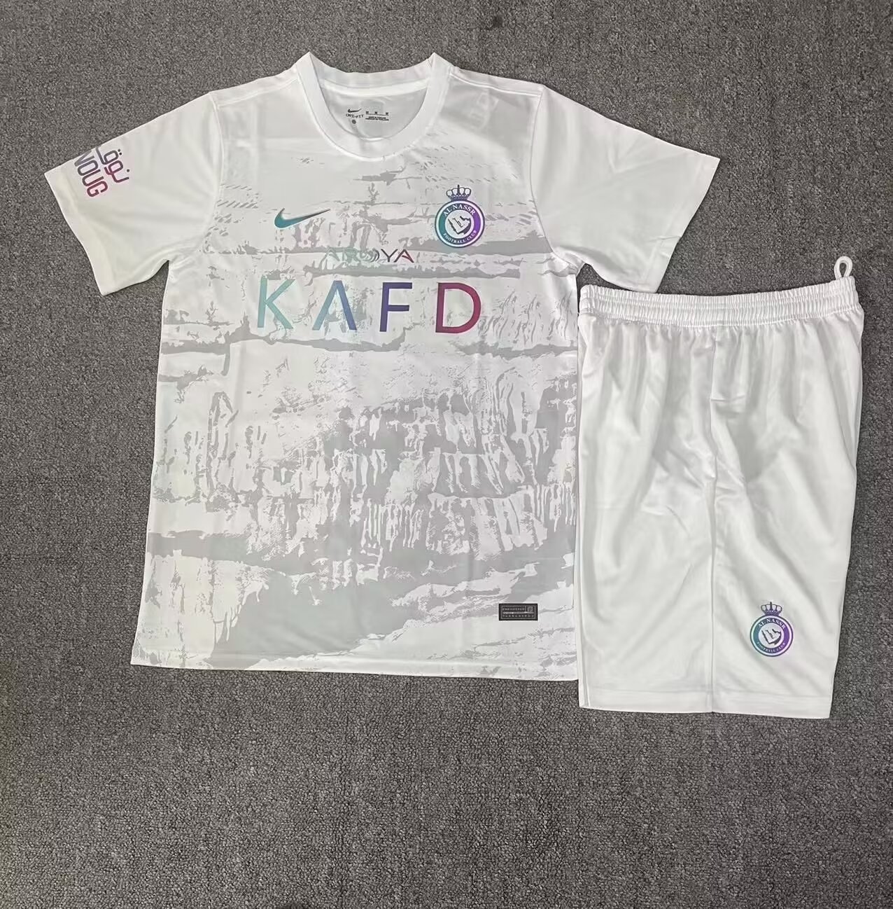 23/24 Al Nassr White Kids Jersey - leoleo123123