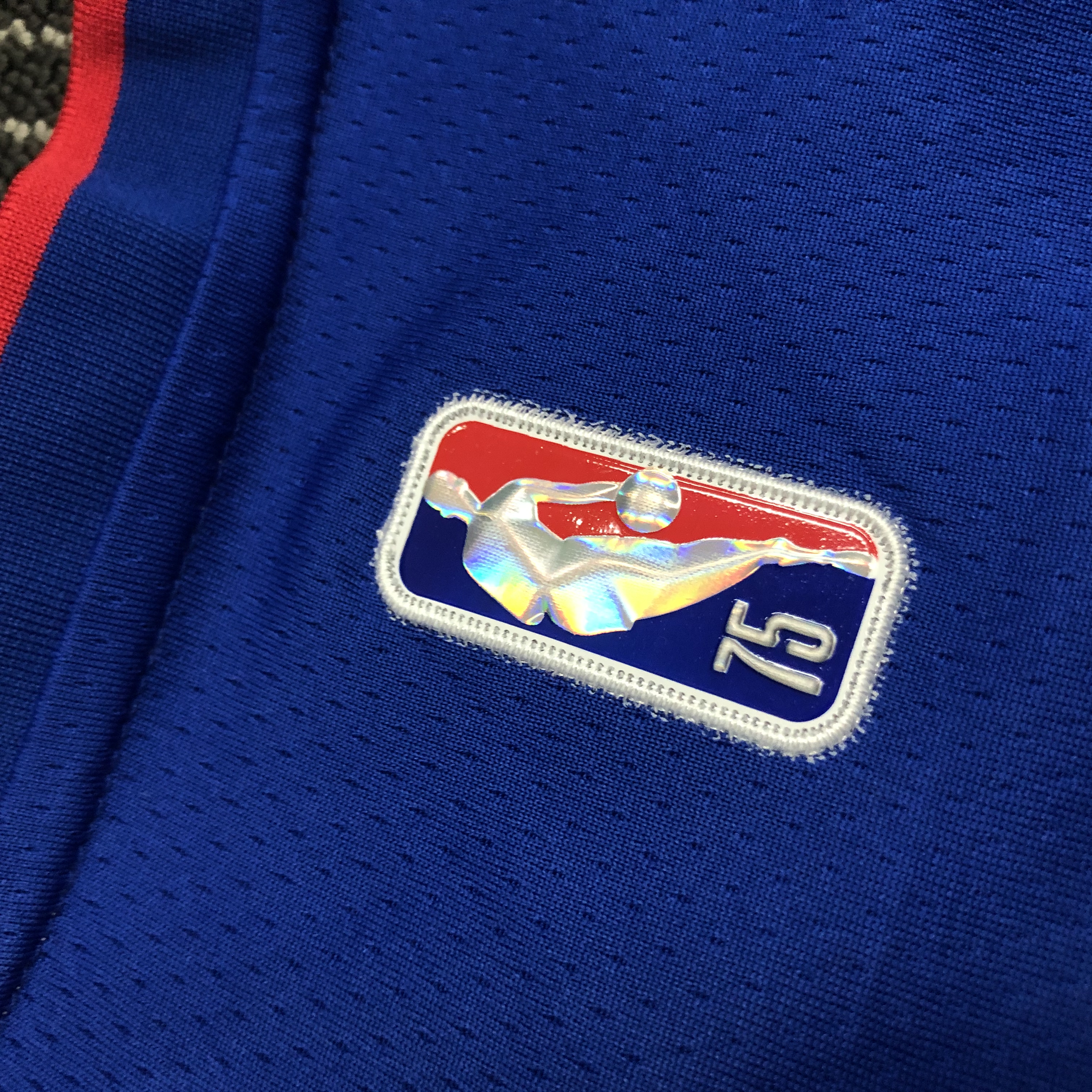 NBA 75th Anniversary Detroit Pistons Blue #25 ROSE Jersey High Quality Name and Number Print - leoleo123123