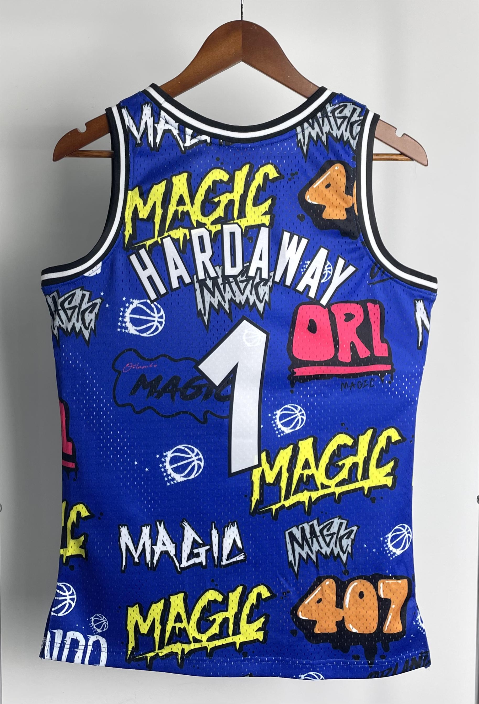 NBA Season 94-95 Orlando Magic Retro Blue #1 McGRADY Swingman Jersey - leoleo123123