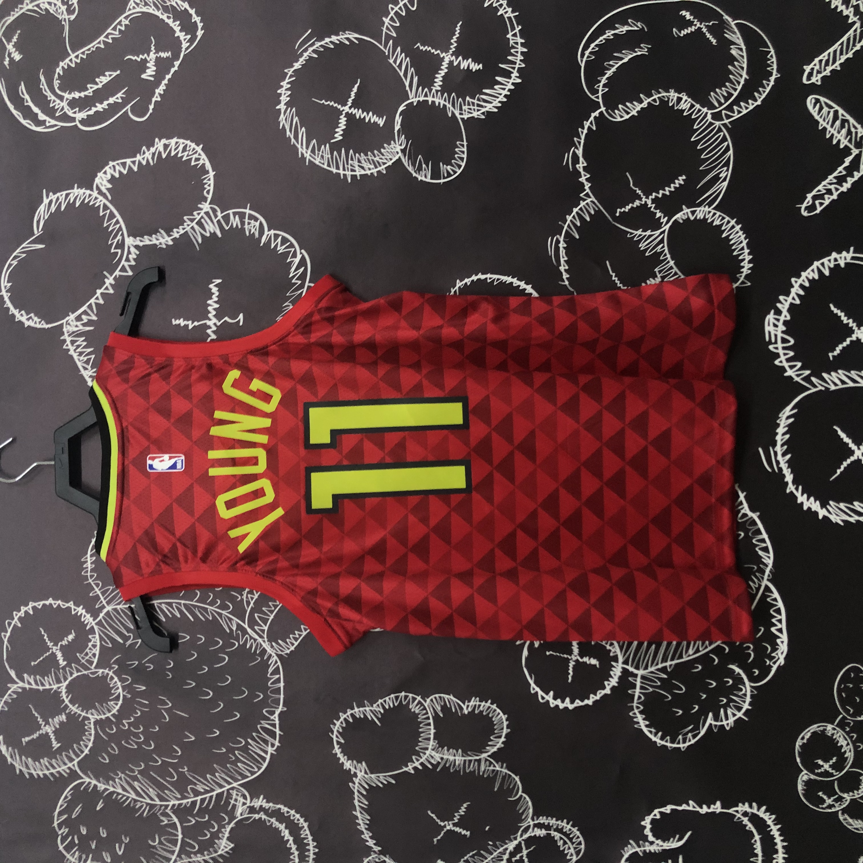 NBA Men Atlanta Hawks Red #11 YOUNG Jersey High Quality Name and Number Print - leoleo123123