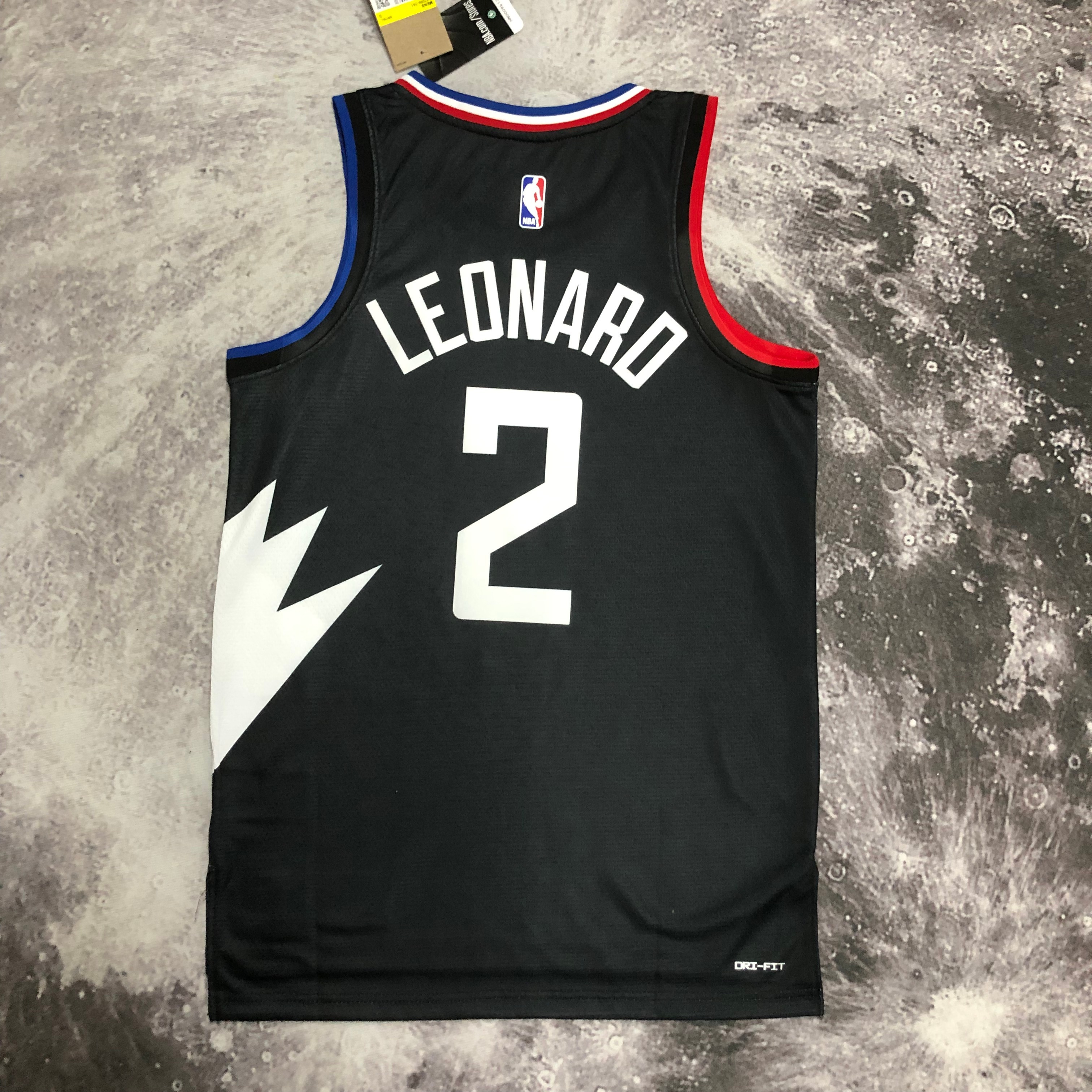 NBA Men 2023 Los Angeles Clippers Black with Jordan Logo #2 LEONARD Jersey High Quality Name and Number Print - leoleo123123