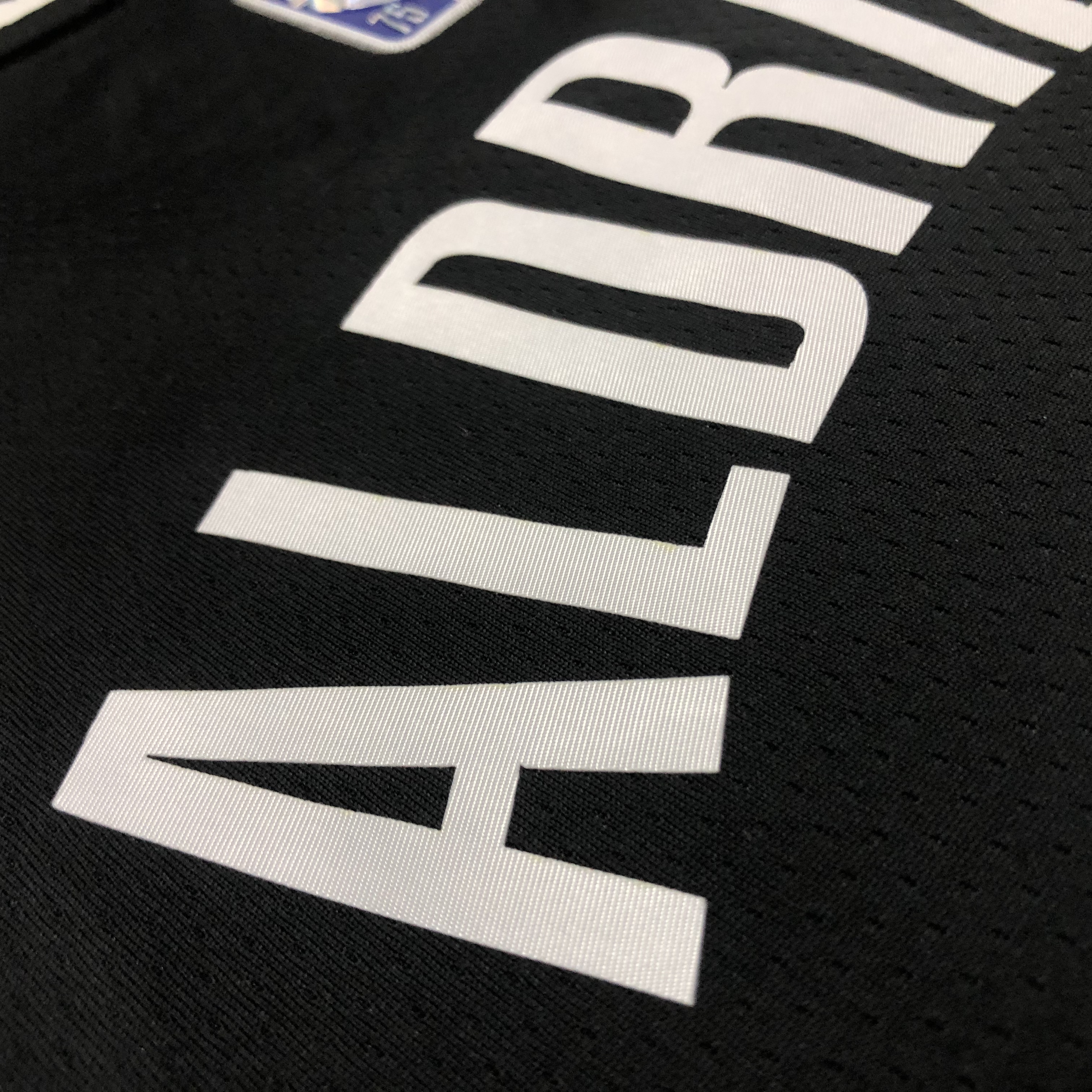 NBA Men 75th Anniversary Brooklyn Nets Black #21 ALDRIDGE Jersey High Quality Name and Number Print - leoleo123123