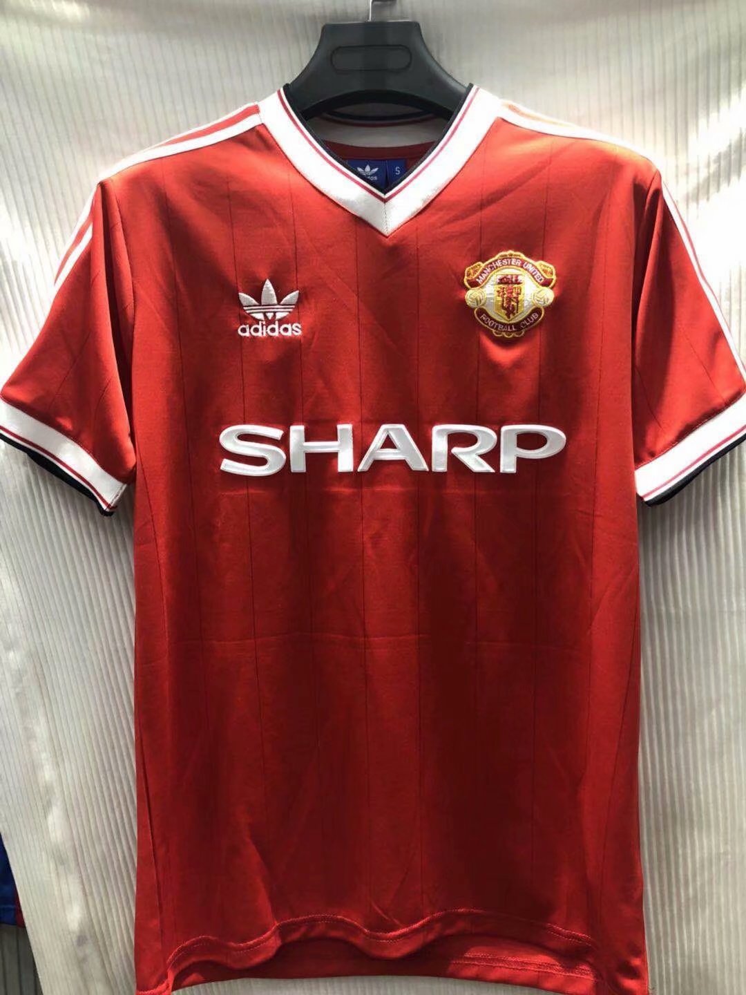 1984 Man United Home Retro Jersey - leoleo123123