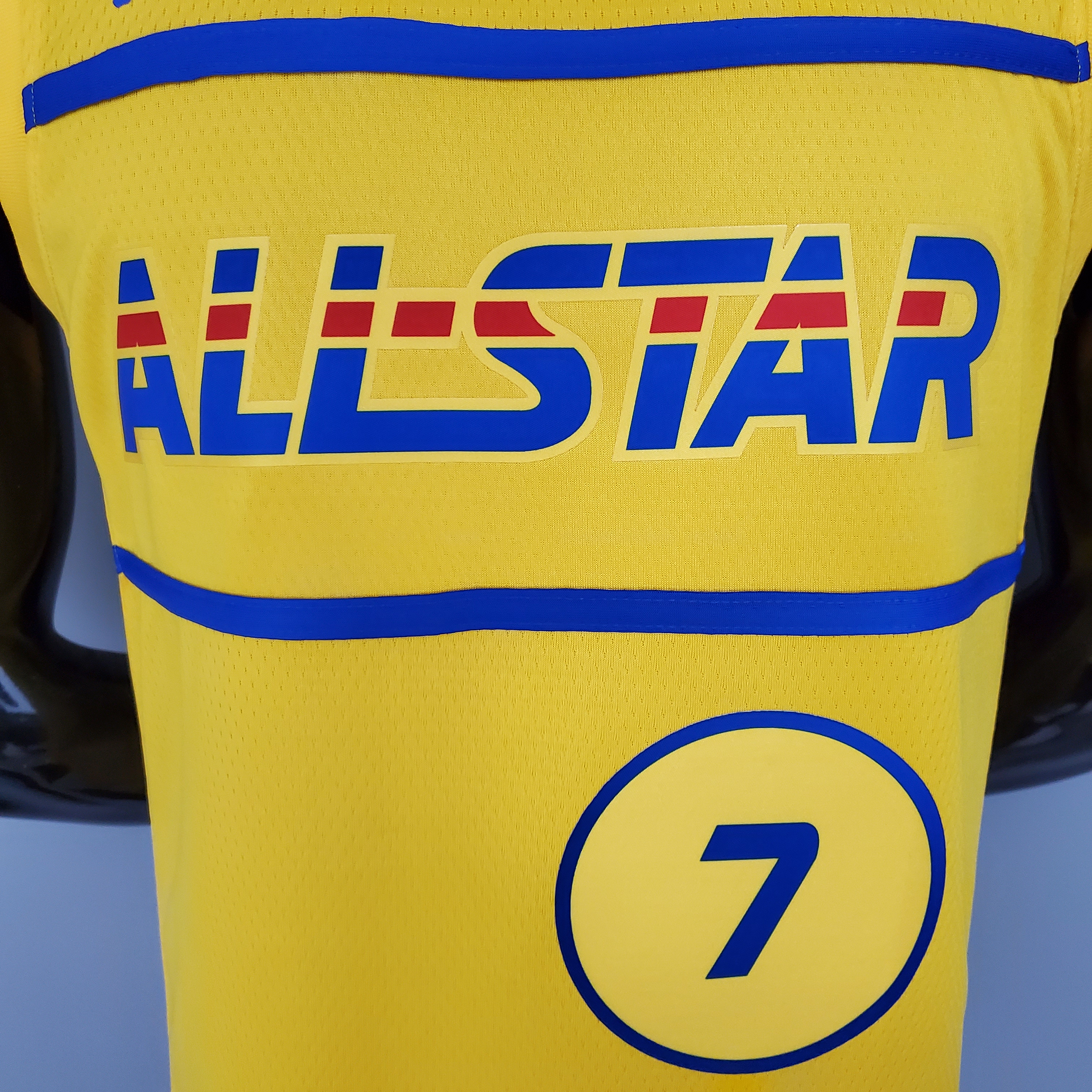 NBA Men 2021 All Star Jerseys Yellow #7 BROWN Jersey High Quality Name and Number Print - leoleo123123