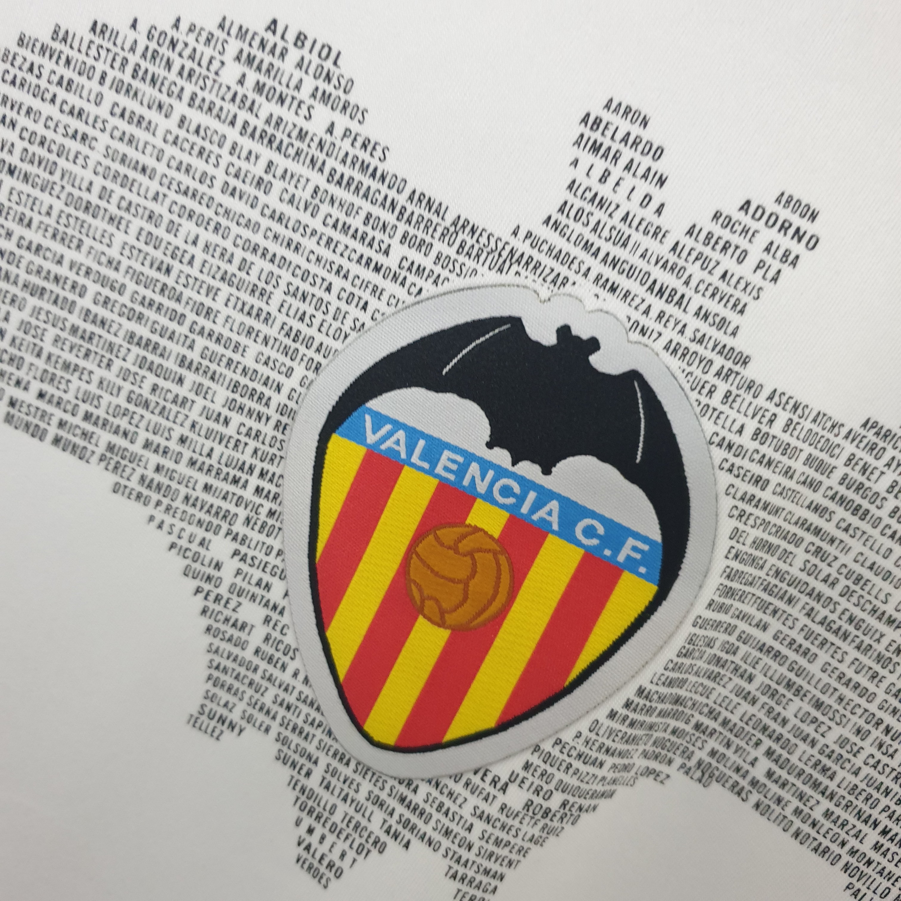 09/10 Valencia Home Retro Jersye - leoleo123123