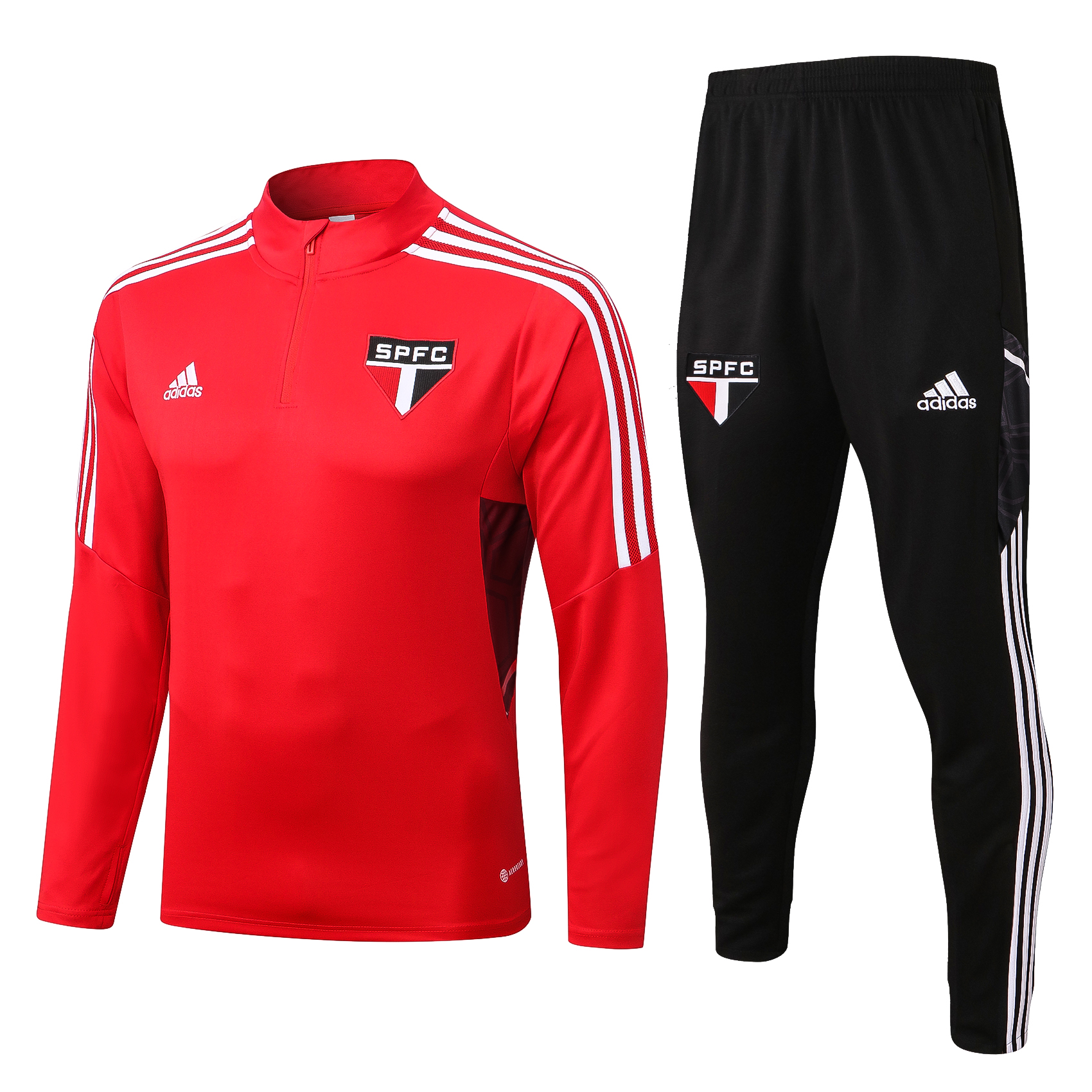 22-23 Sao Paulo Red Sweater Tracksuit Thai Quality - leoleo123123
