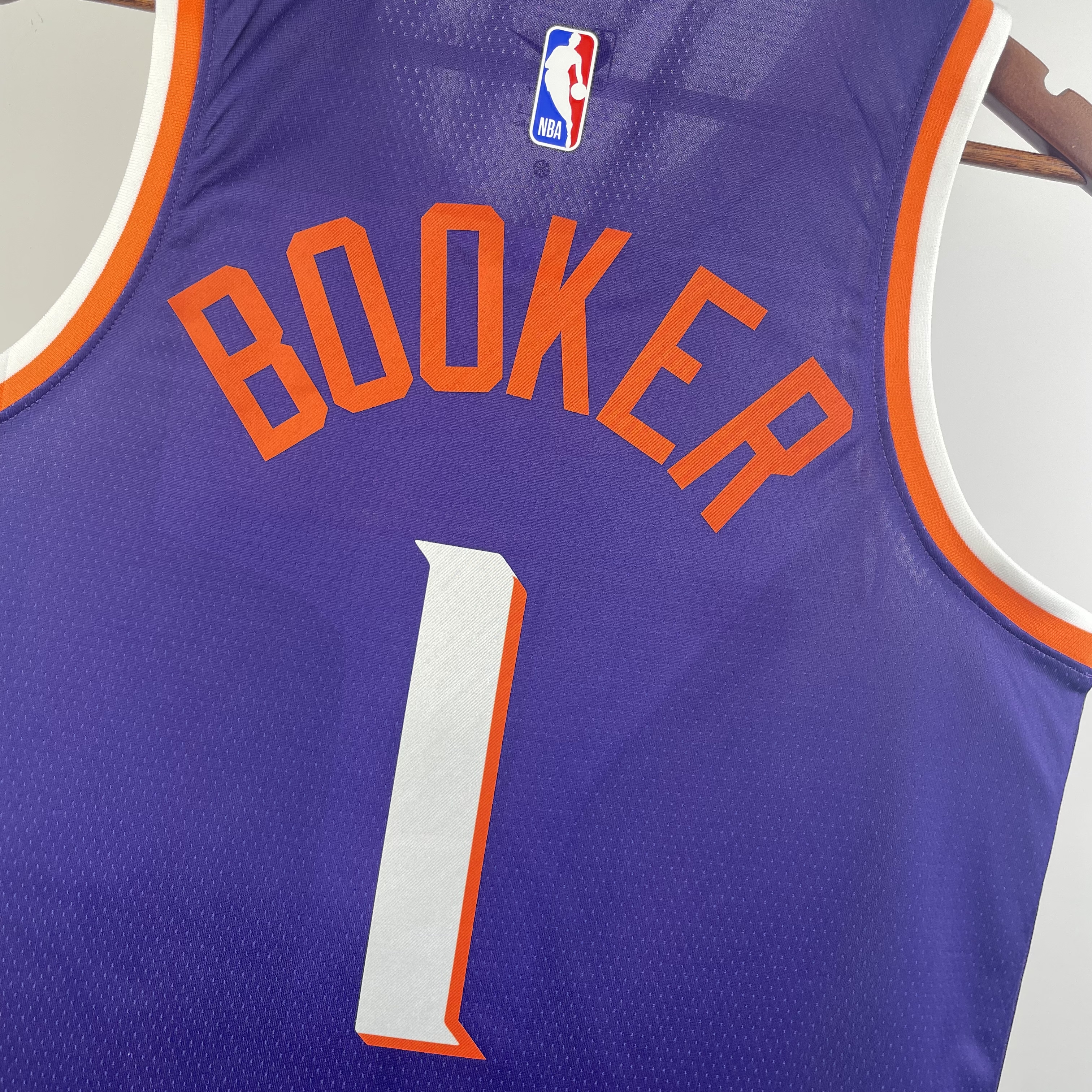 NBA Men 2024 Phoenix Suns Purple #1 BOOKER Jersey High Quality Name and Number Print - leoleo123123
