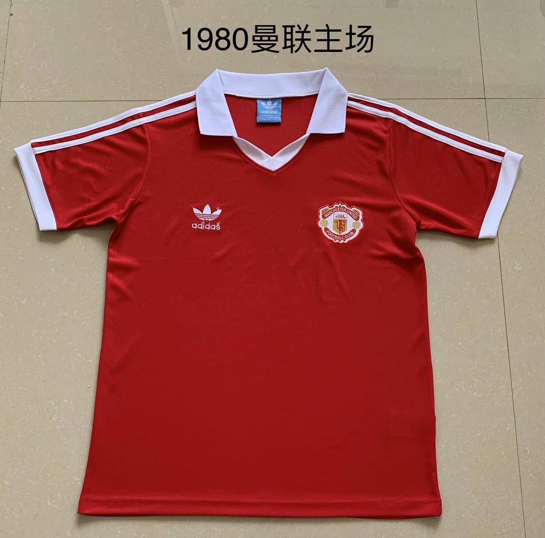 1980 Man United Home Retro Jersey - leoleo123123