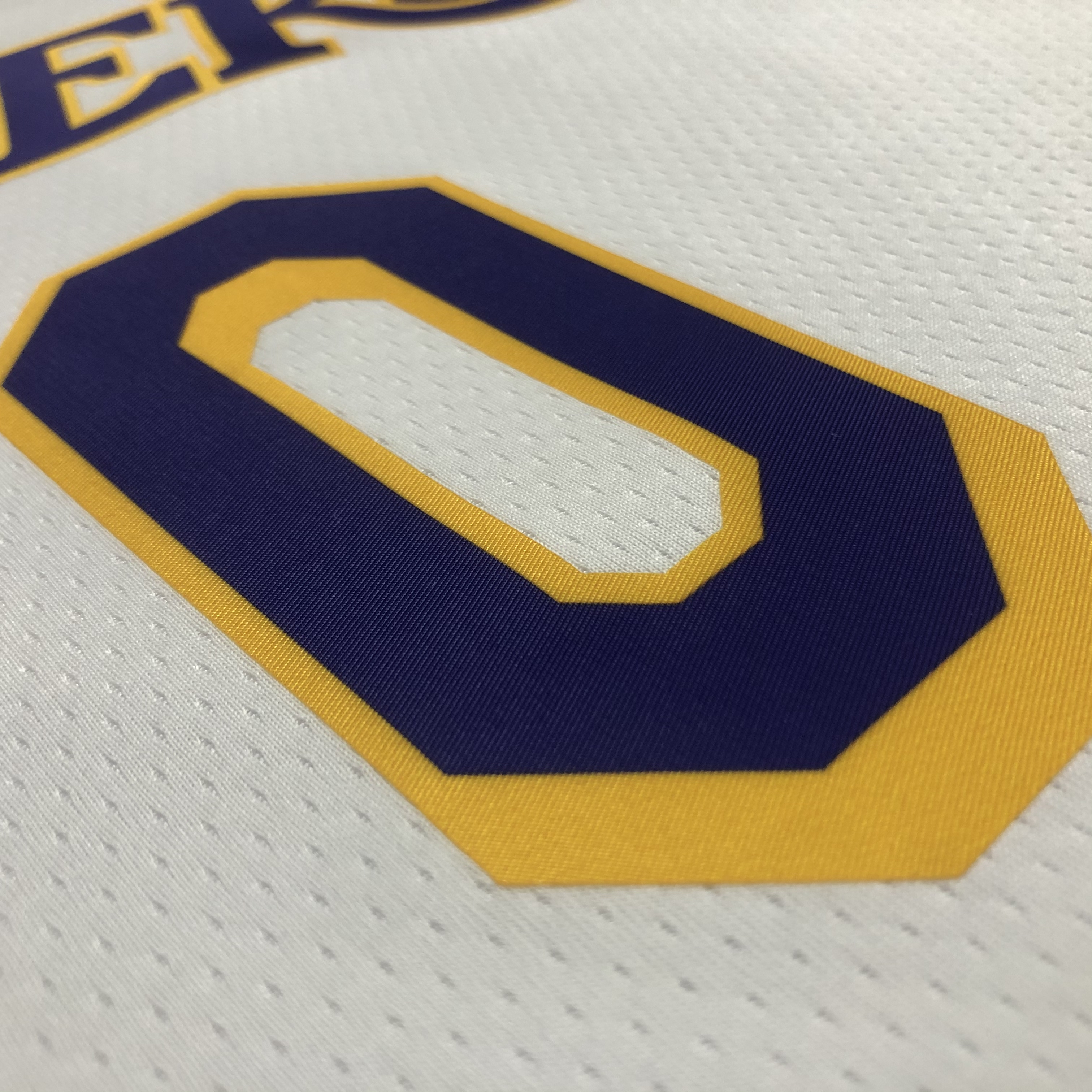 NBA 75th Anniversary Los Angeles Lakers White Round Neck #0 YOUNG Jersey High Quality Name and Number Print - leoleo123123