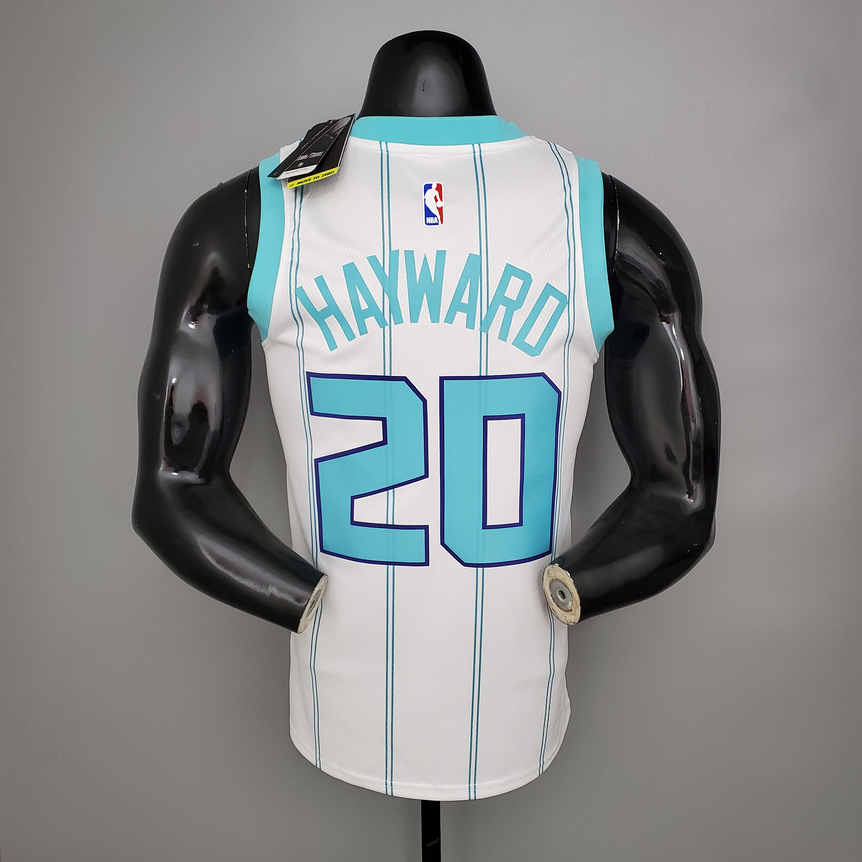 NBA Men New Season Charlotte Hornets #20 HAYWARD White Jersey High Quality Name and Number Print - leoleo123123