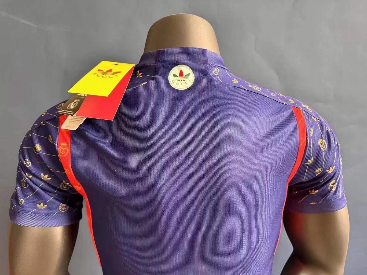 2024 Real Madrid Gucci purple Jersey Player Version 1:1 Quality xiongyinig - leoleo123123