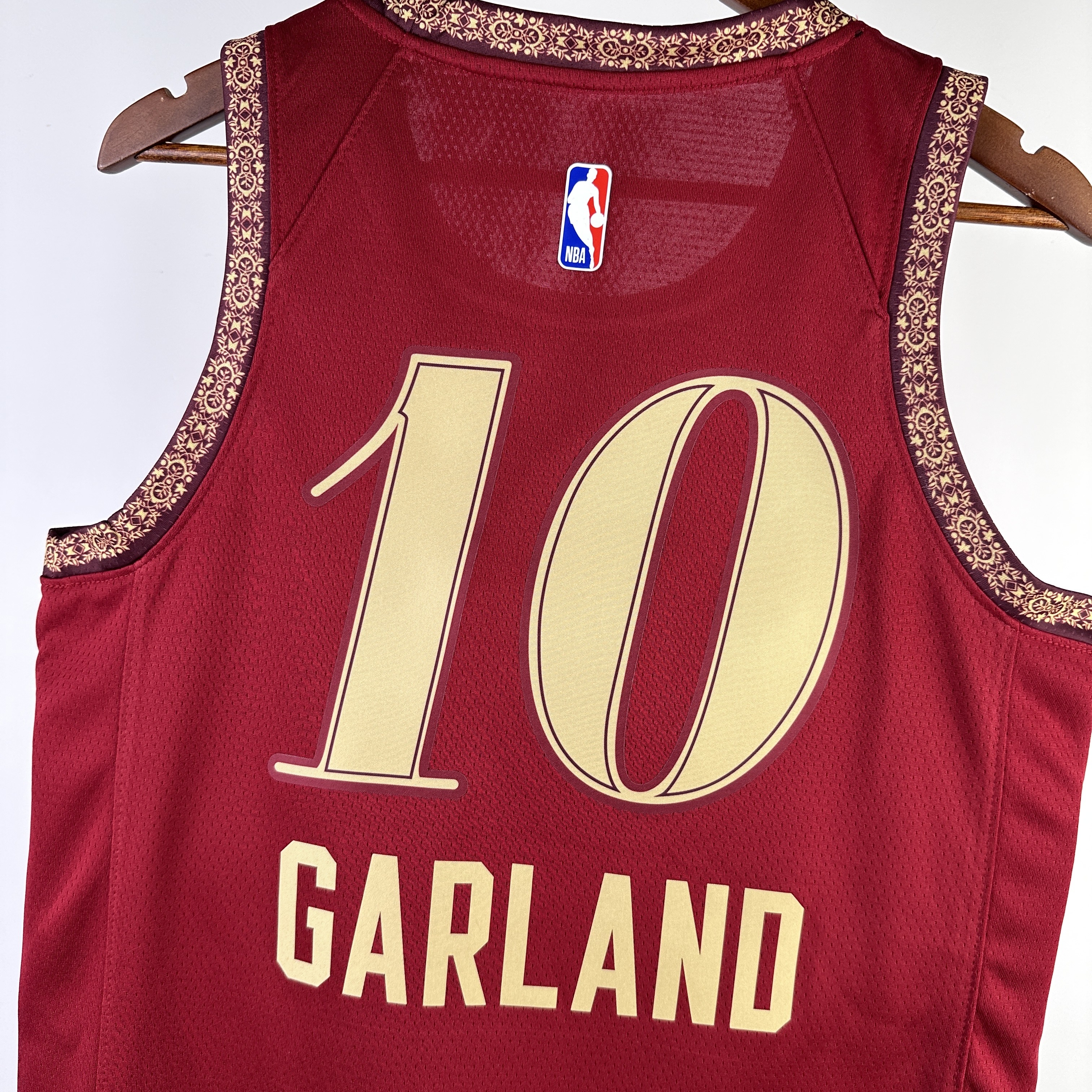 NBA 2024 Men Cleveland Cavaliers City Edition Red #10 GARLAND Jersey High Quality Name and Number Print - leoleo123123