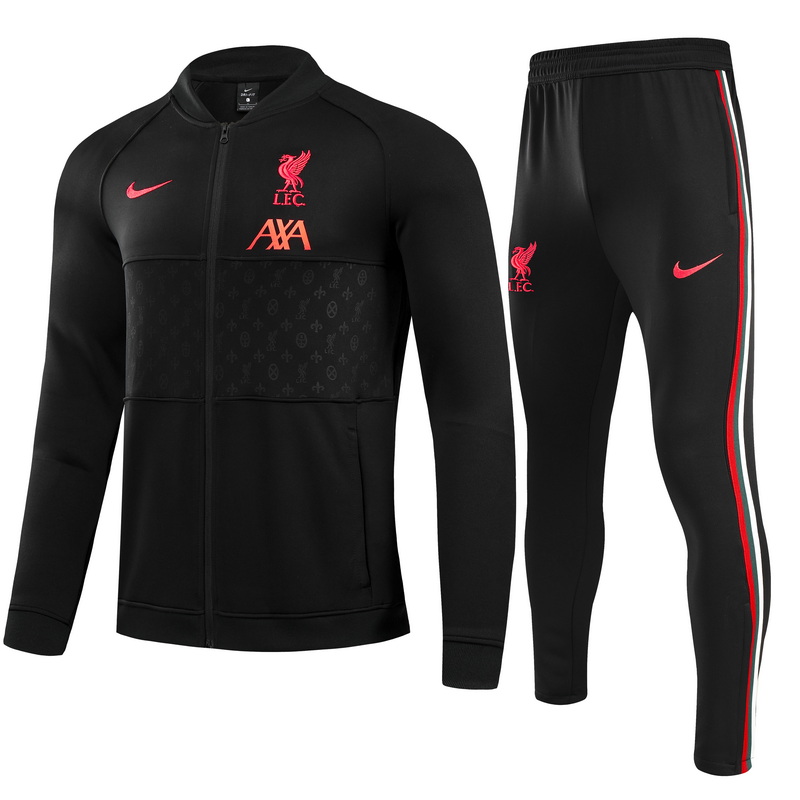 21/22 Liverpool Black Jacket Tracksuit Thai Quality - leoleo123123