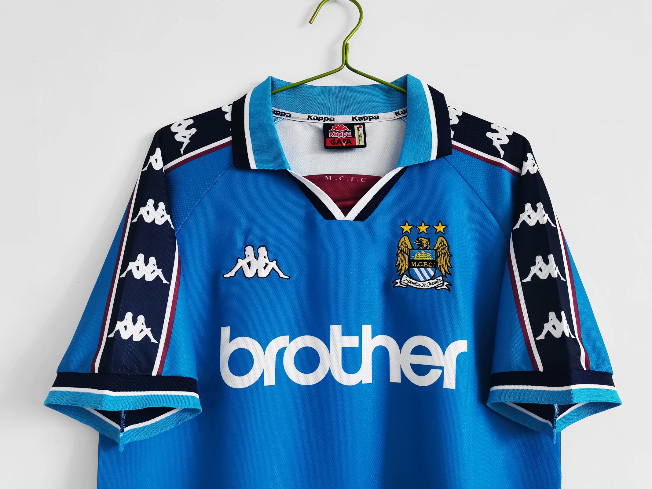 97/99 Man City Home Retro Jersey - leoleo123123
