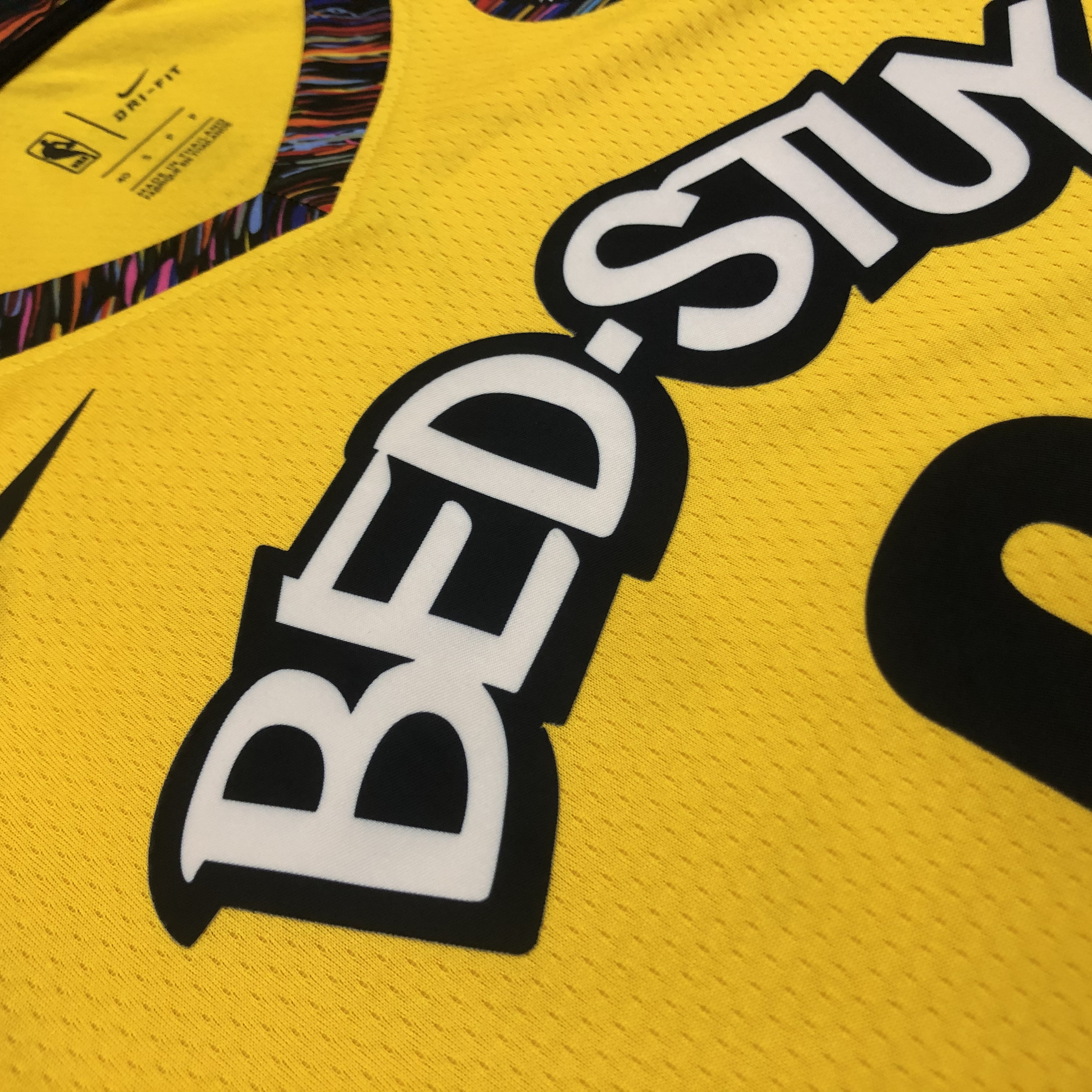NBA Men Brooklyn Nets Yellow #2 GRIFFIN Jersey High Quality Name and Number Print - leoleo123123